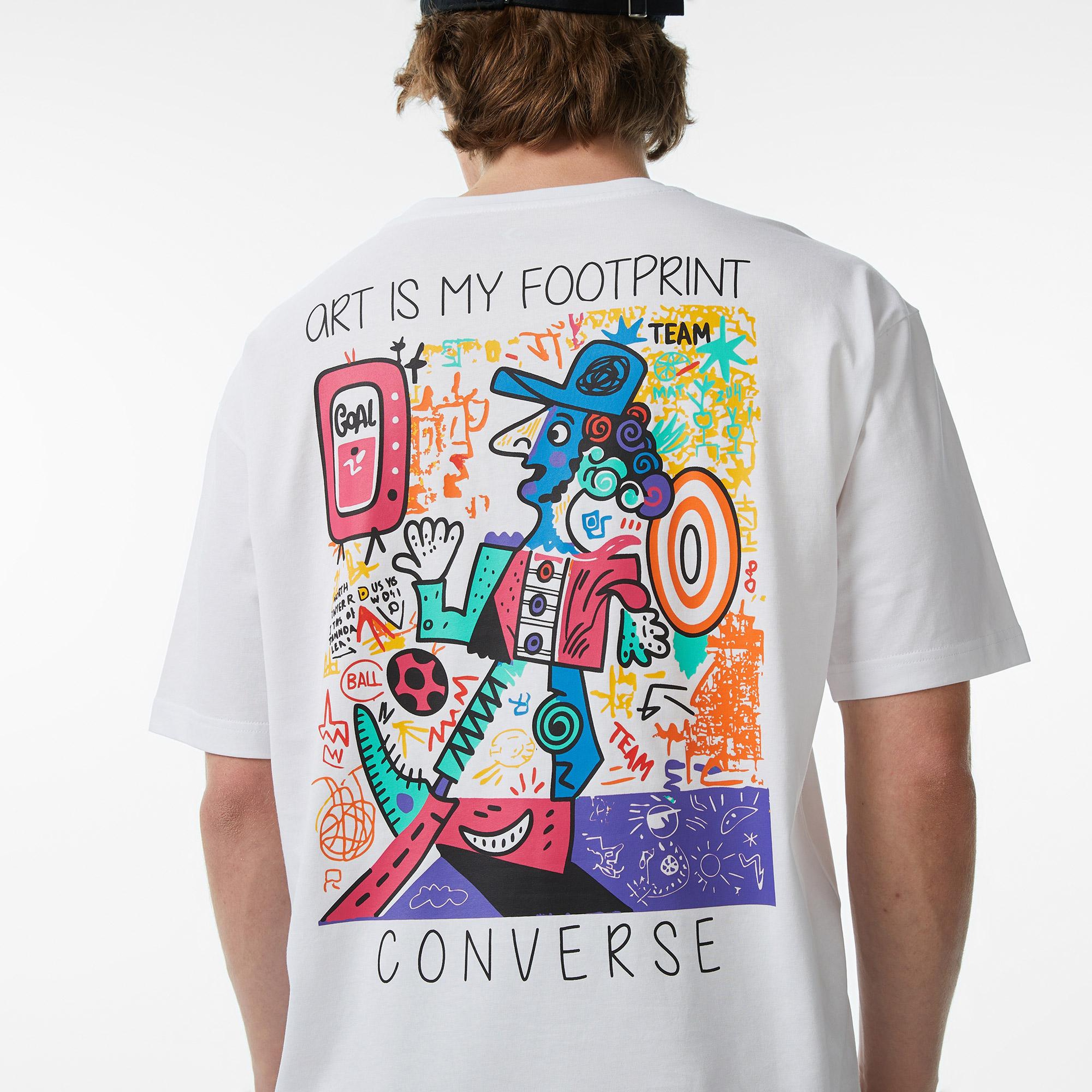 Converse Erkek Beyaz T-Shirt