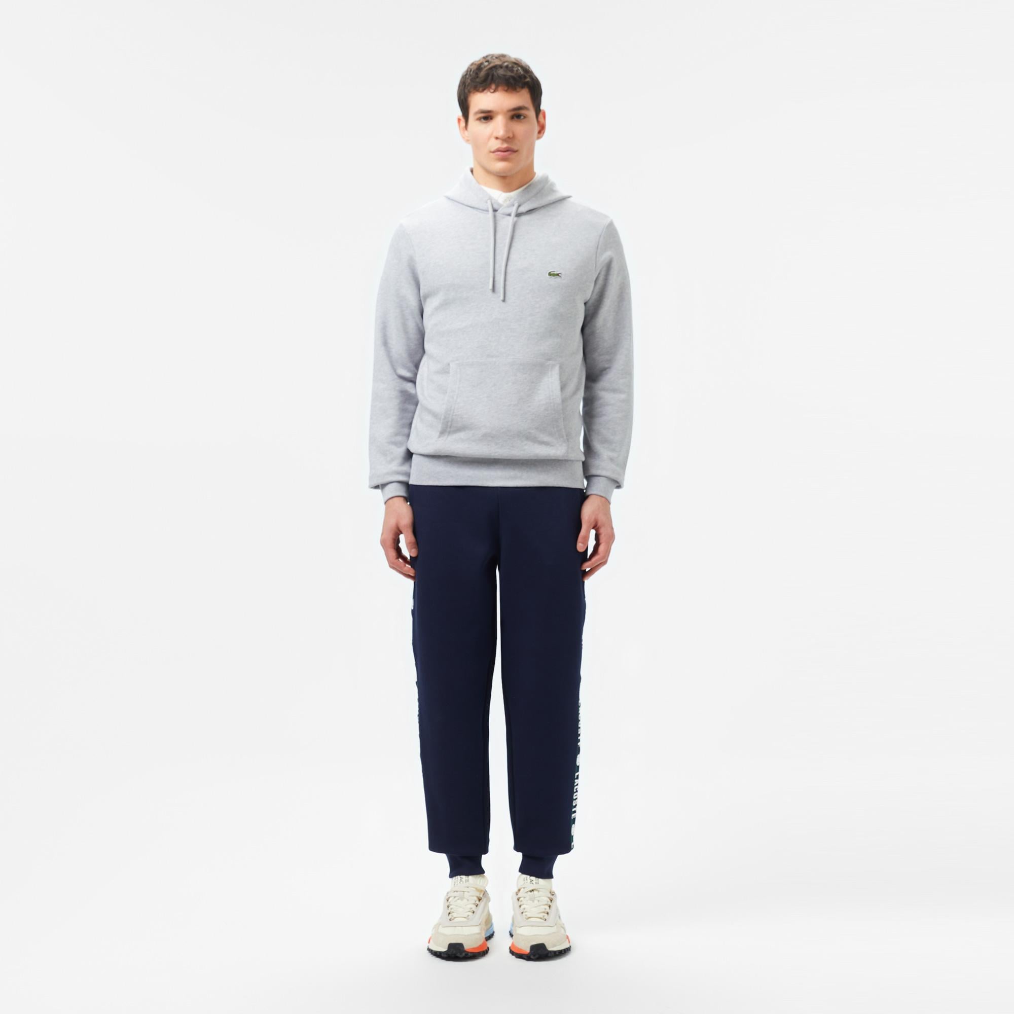 Lacoste Classic Fit  Erkek Gri Sweatshirt