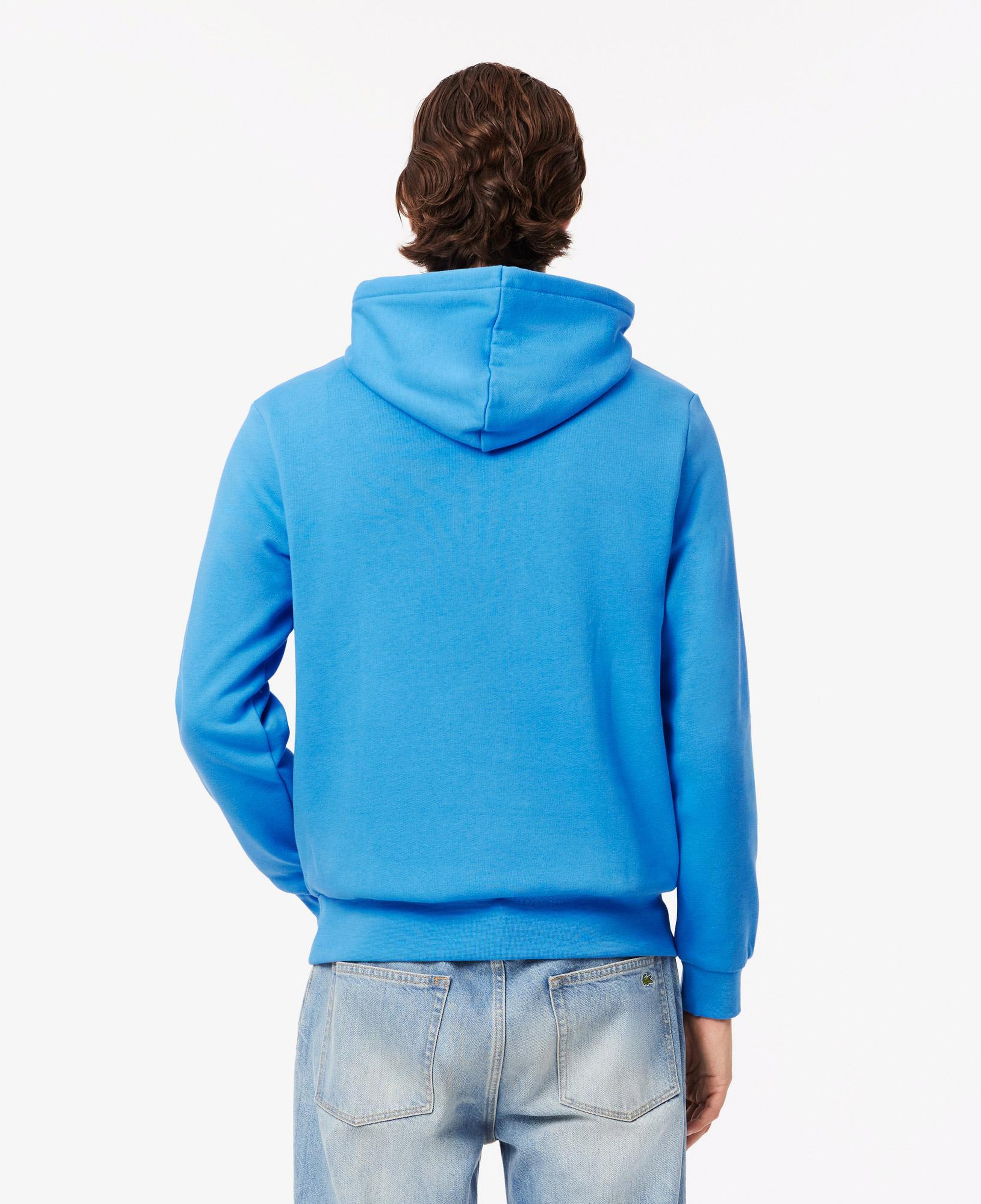 Erkek Classic Fit Kapüşonlu Mavi Sweatshirt