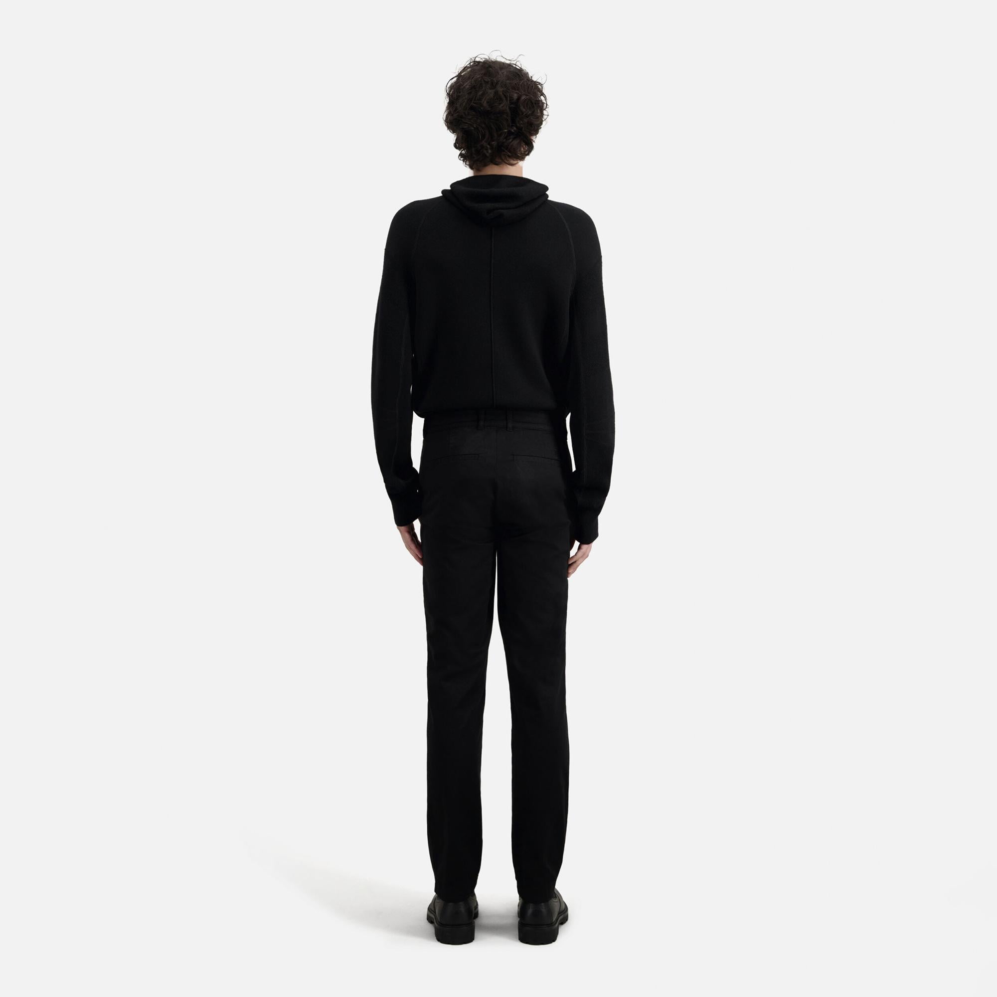 ERKEK STRAIGHT FIT SİYAH PANTOLON