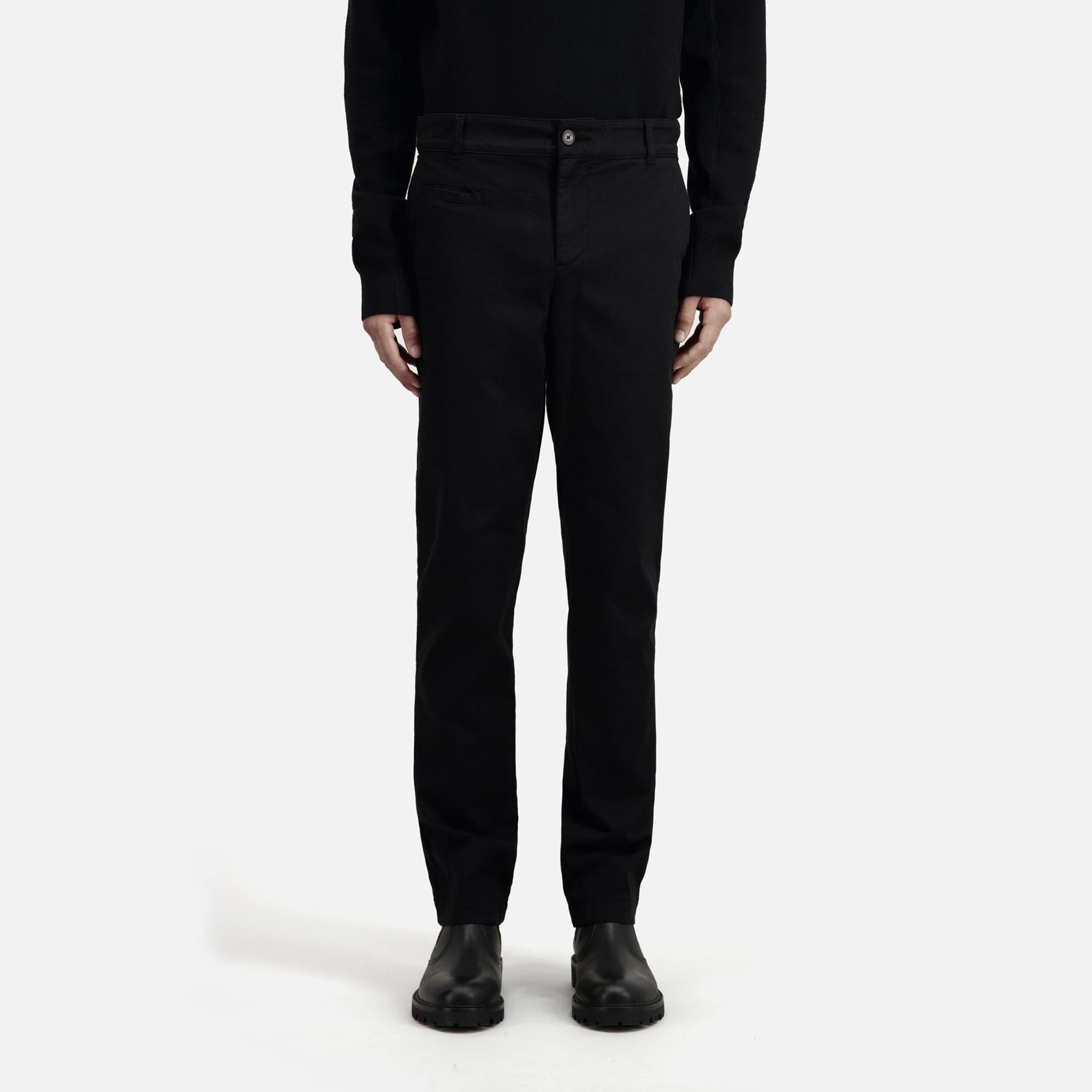 ERKEK STRAIGHT FIT SİYAH PANTOLON