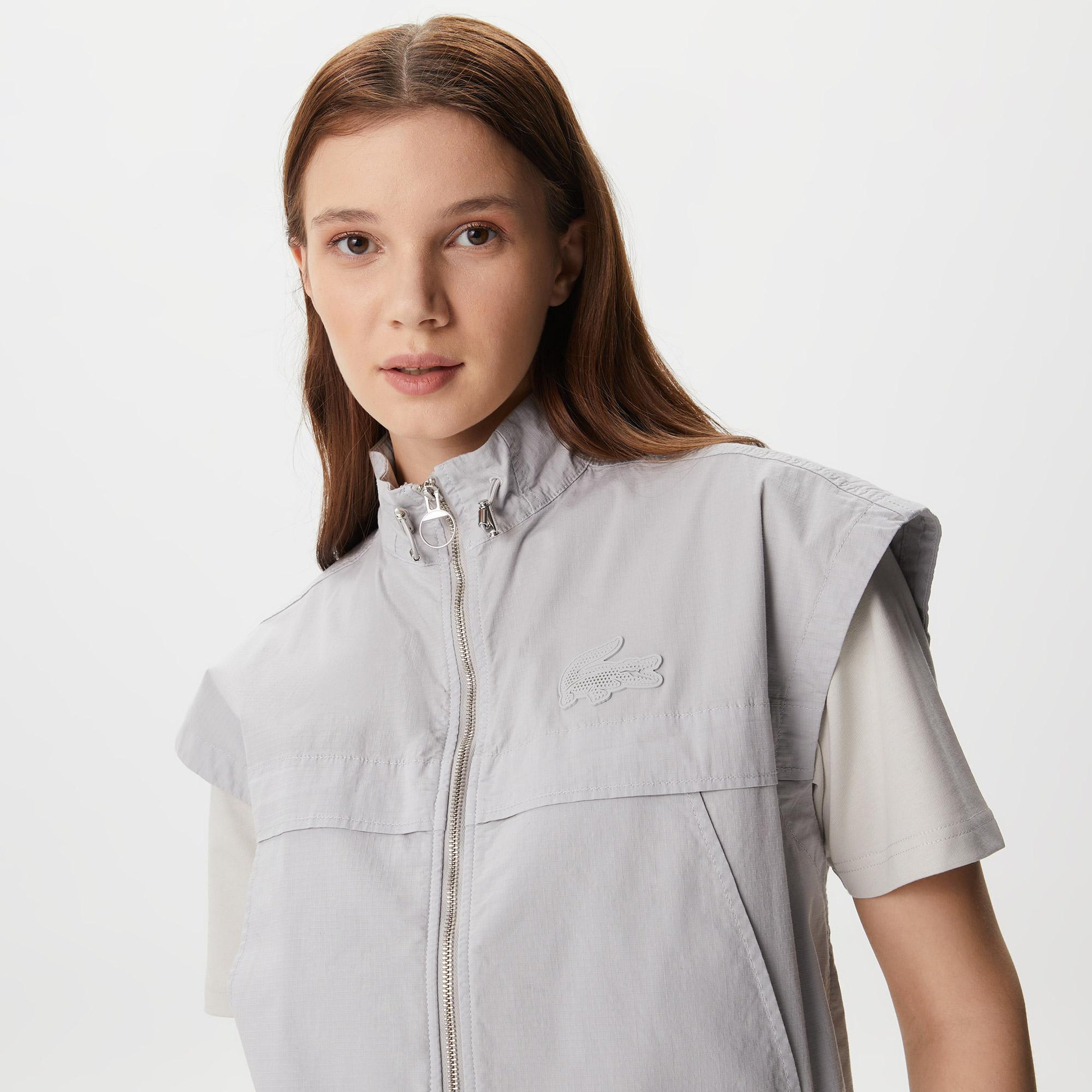 Lacoste X House of SuperStep Kadın Gri Yelek