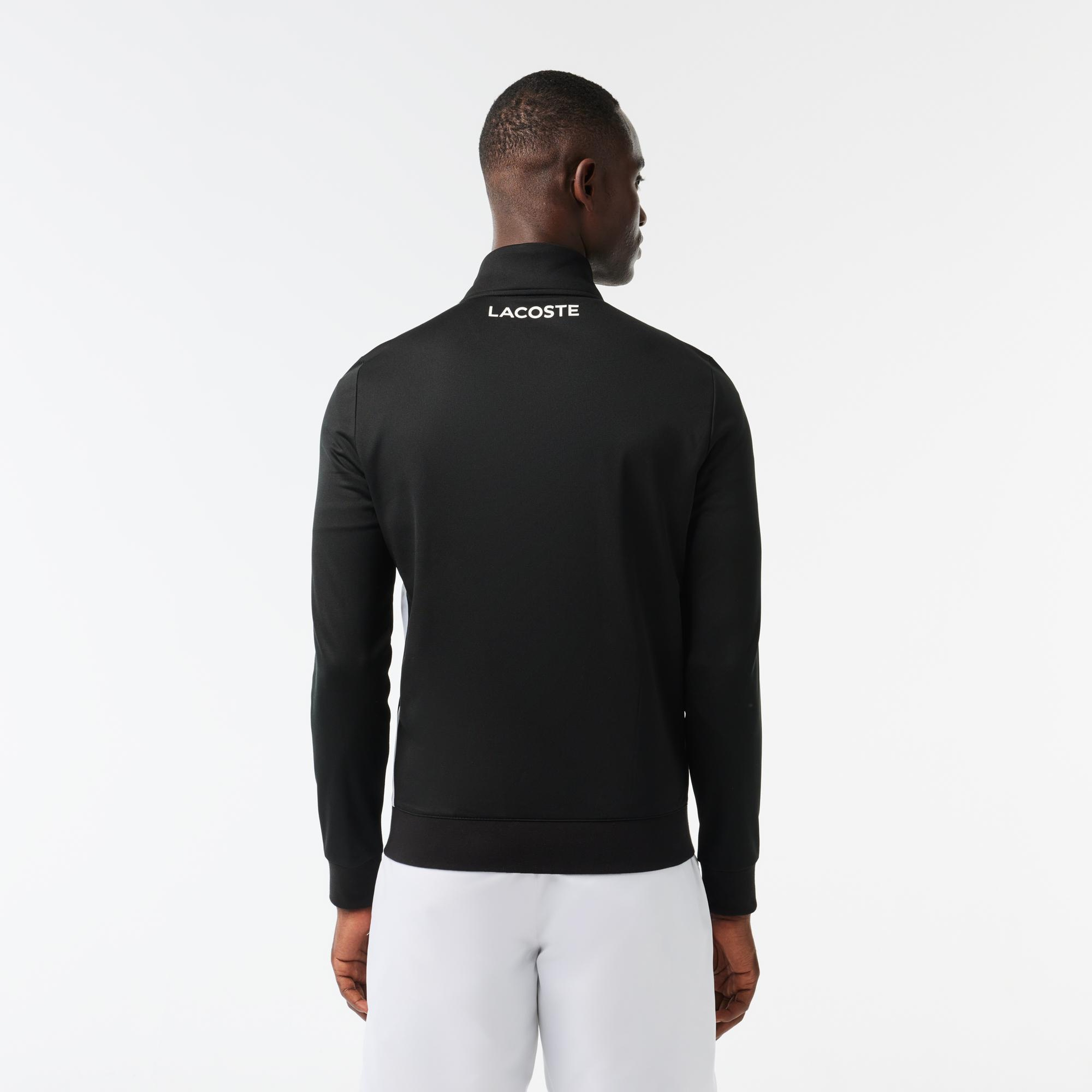 SPORT Erkek Classic Fit Fermuarlı Siyah Eşofman Üstü