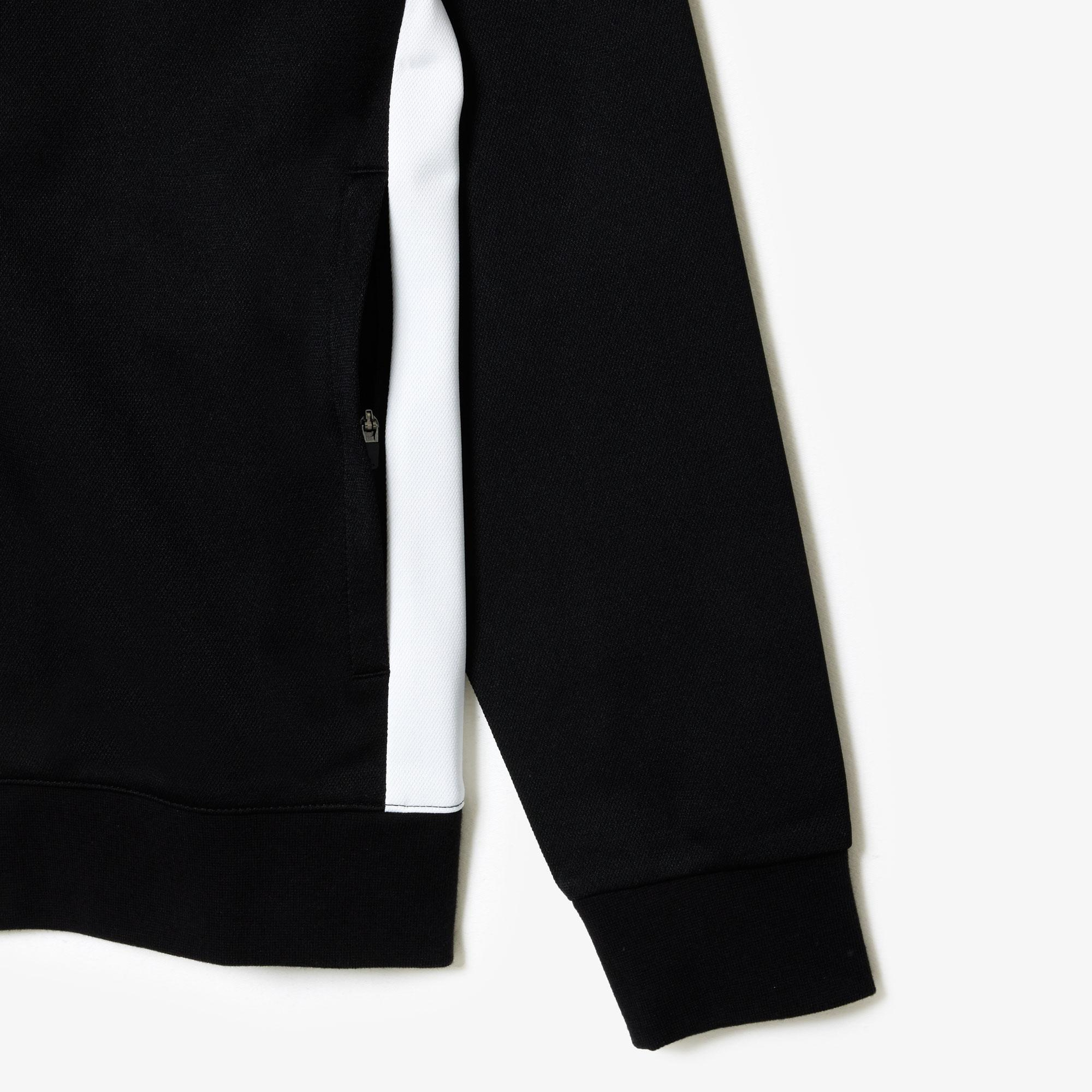 SPORT Erkek Classic Fit Fermuarlı Siyah Eşofman Üstü