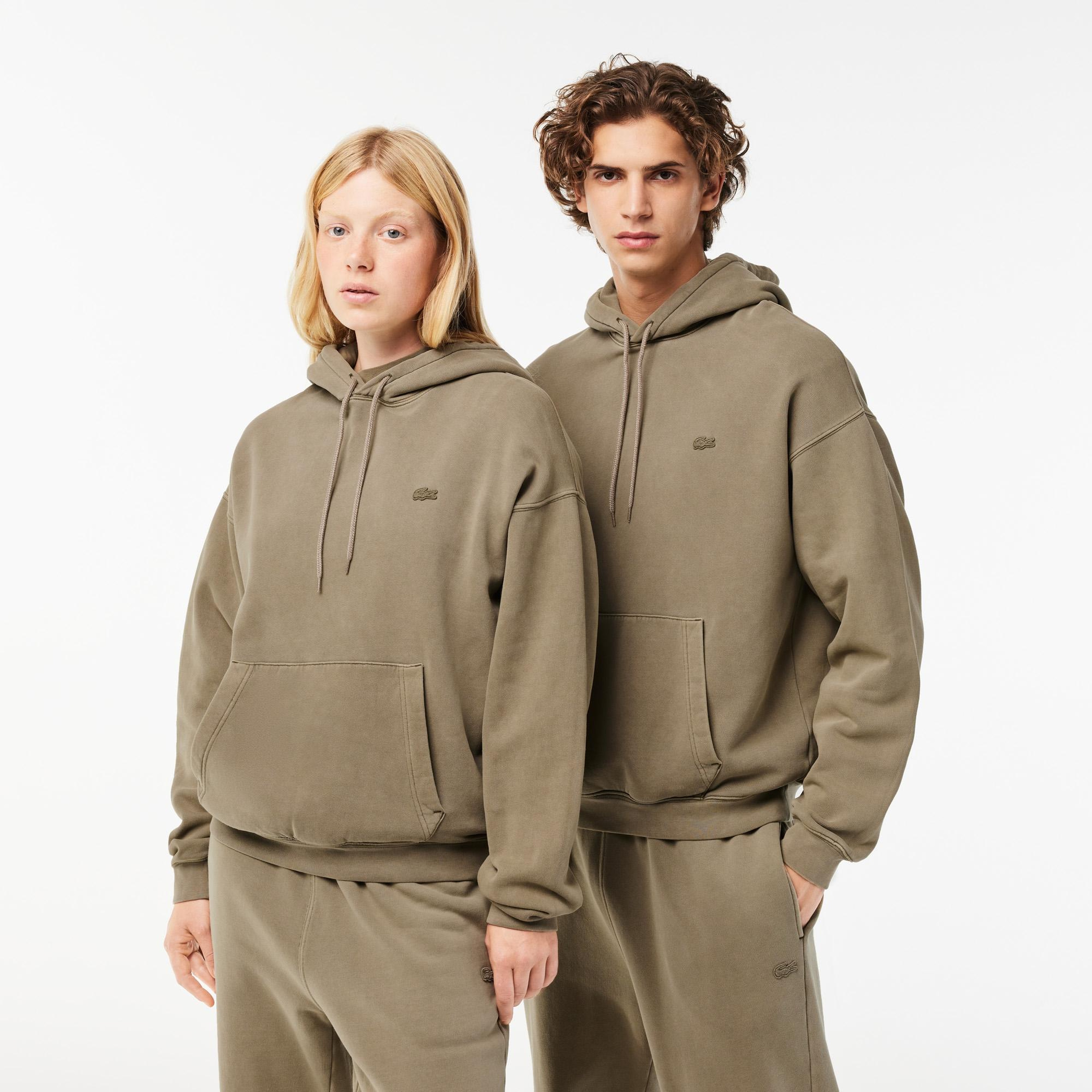 Neo Heritage Unisex Loose Fit Kapüşonlu Yeşil Sweatshirt