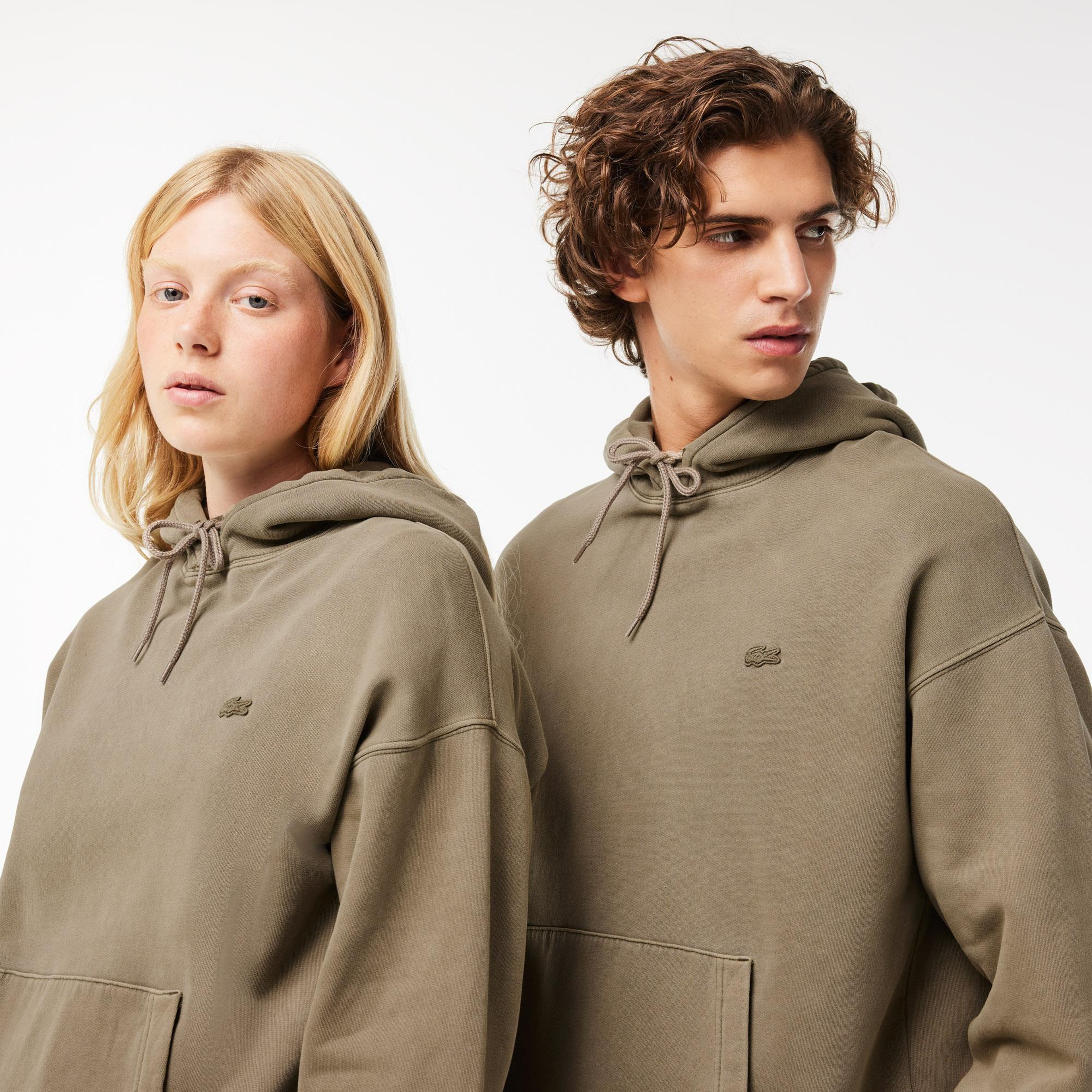 Neo Heritage Unisex Loose Fit Kapüşonlu Yeşil Sweatshirt