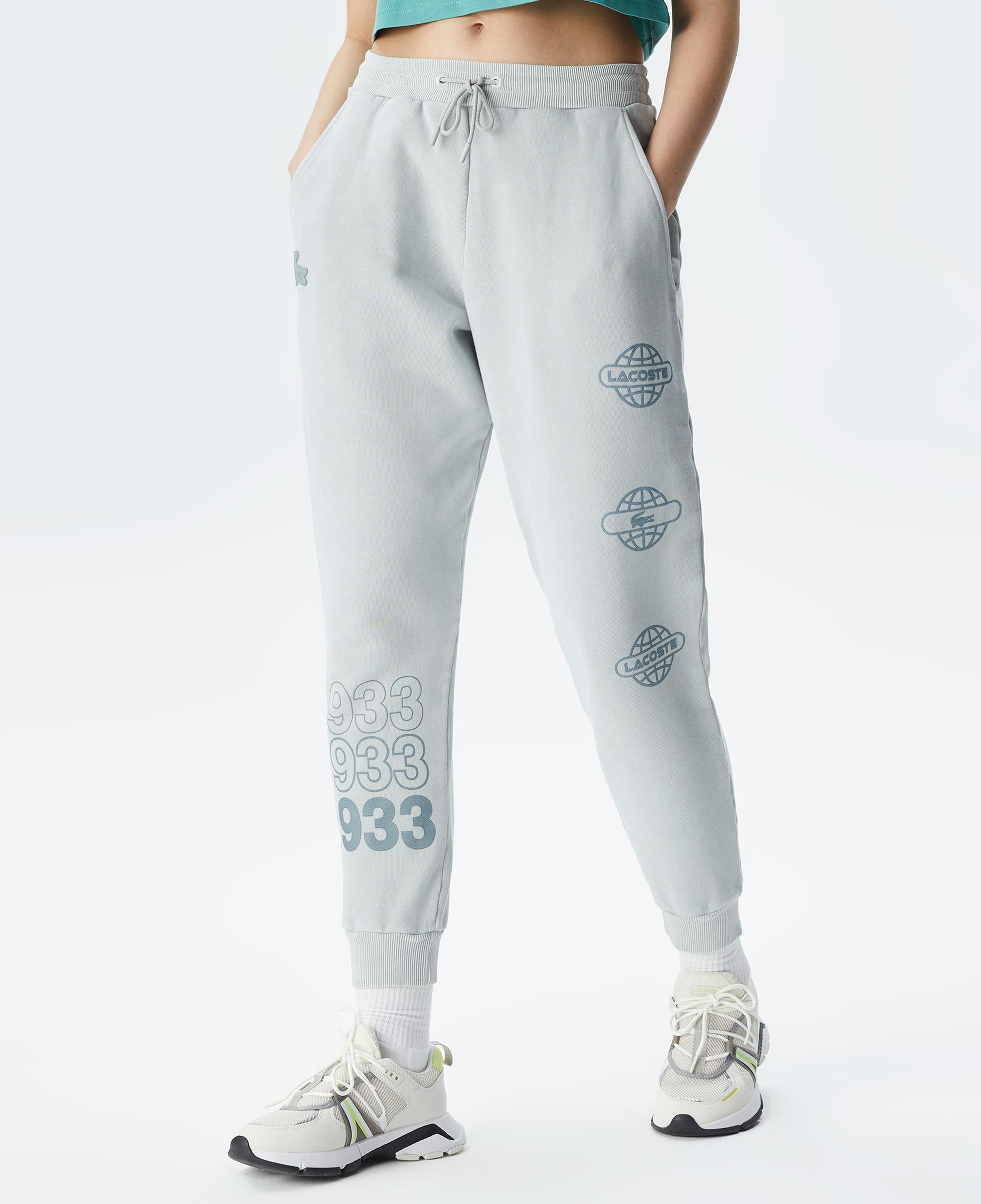 Lacoste House of SuperStep X Lacoste Kadın Gri Eşofman Altı