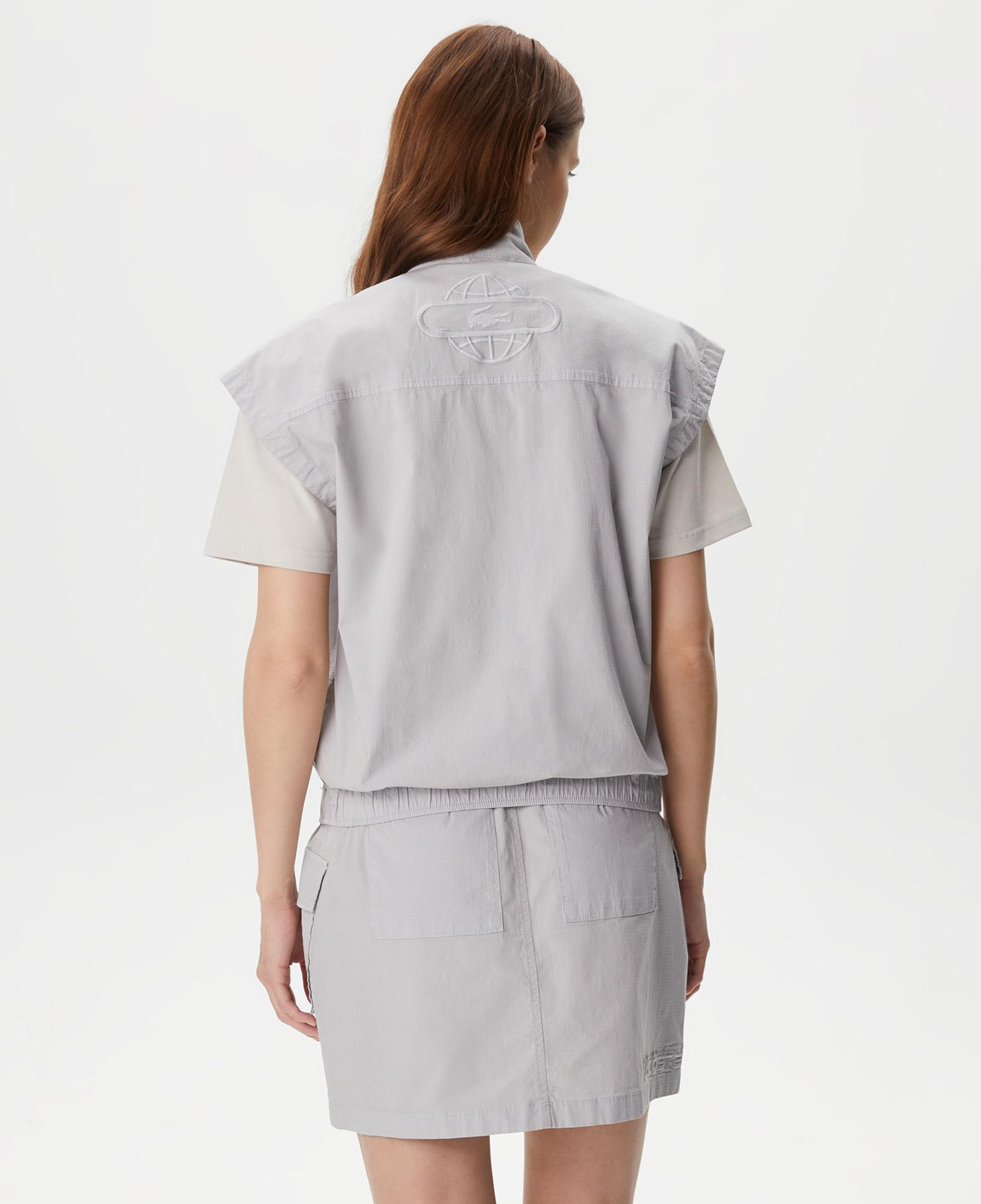 Lacoste X House of SuperStep Kadın Gri Yelek