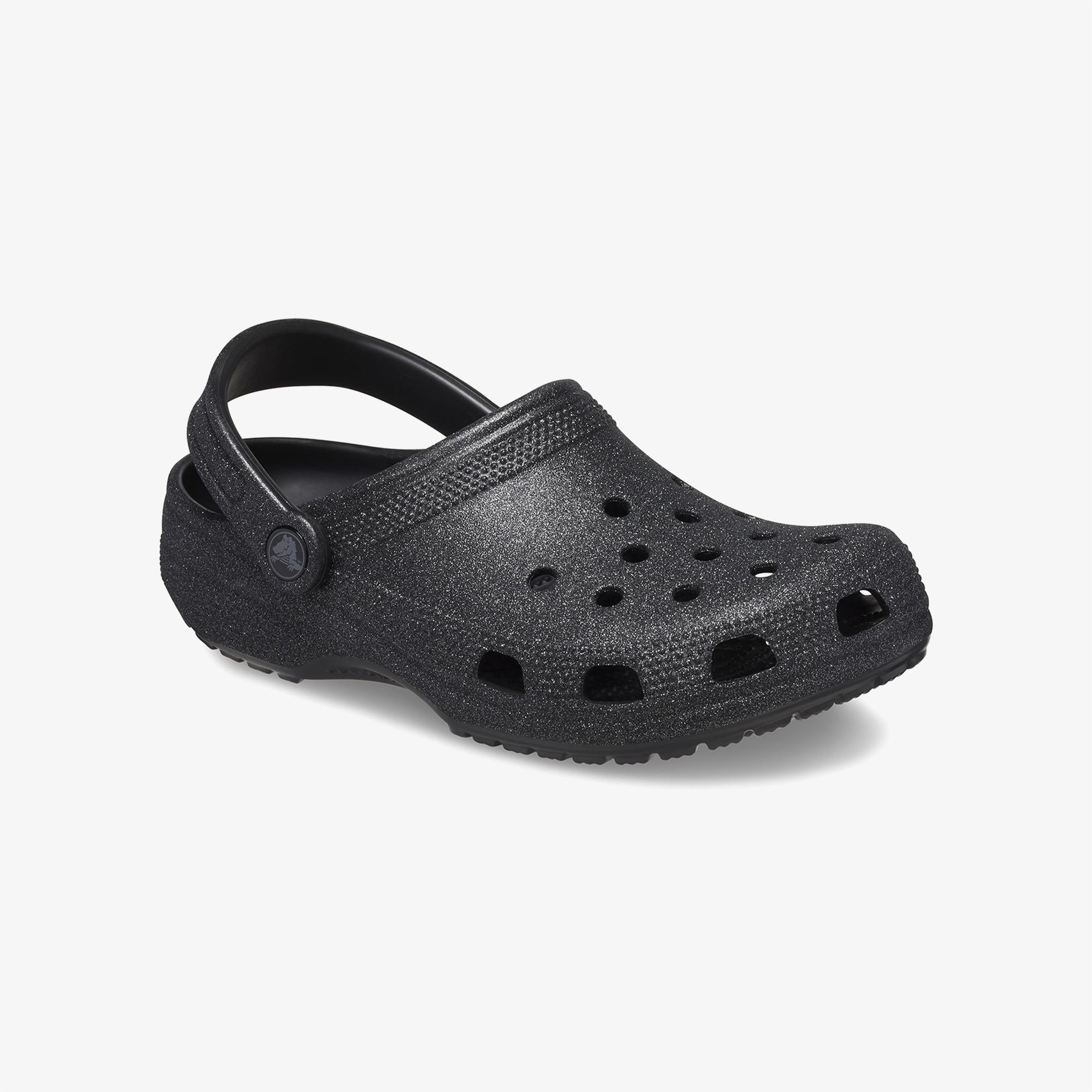 Crocs Classic Glitter Clog Kadın Siyah Terlik