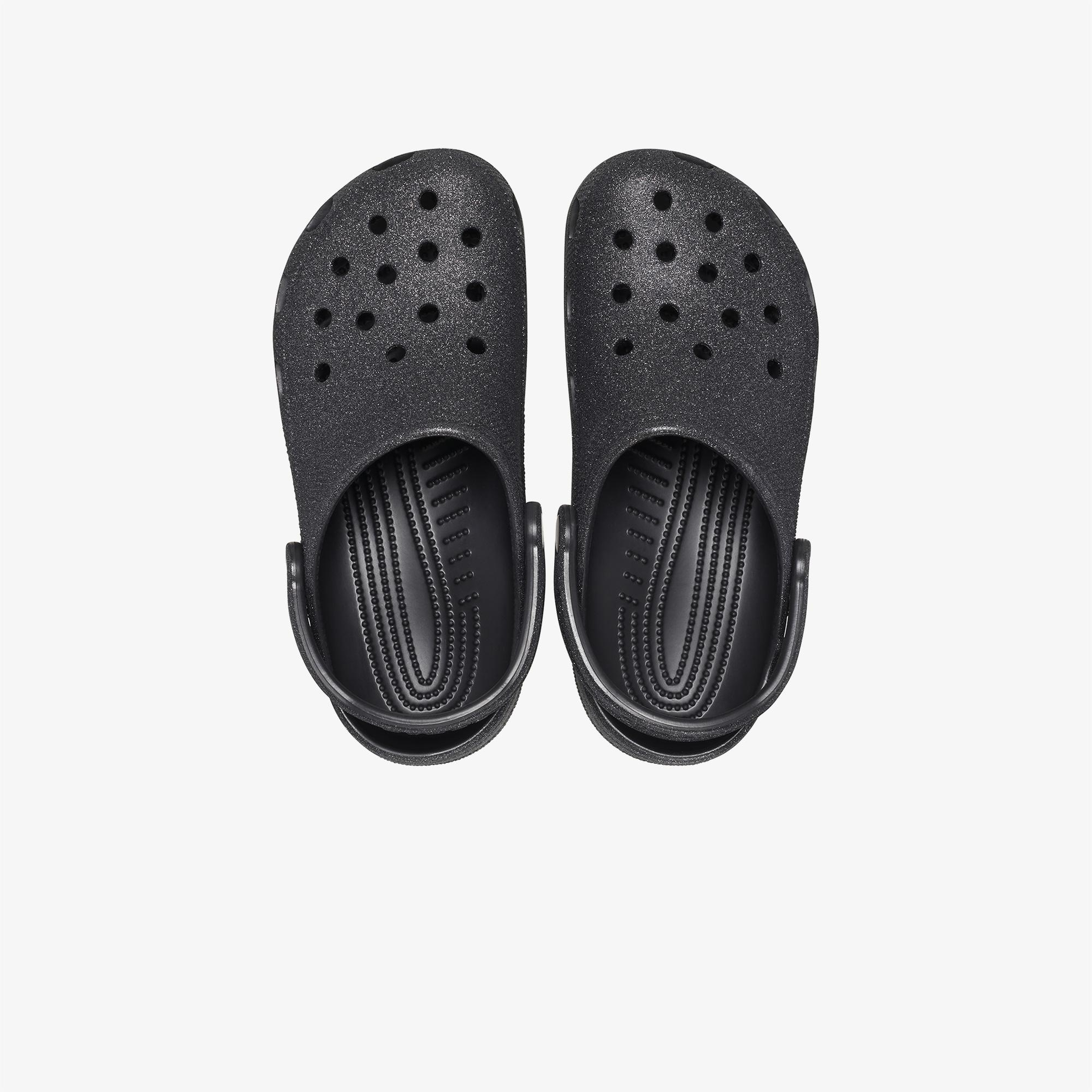 Crocs Classic Glitter Clog Kadın Siyah Terlik