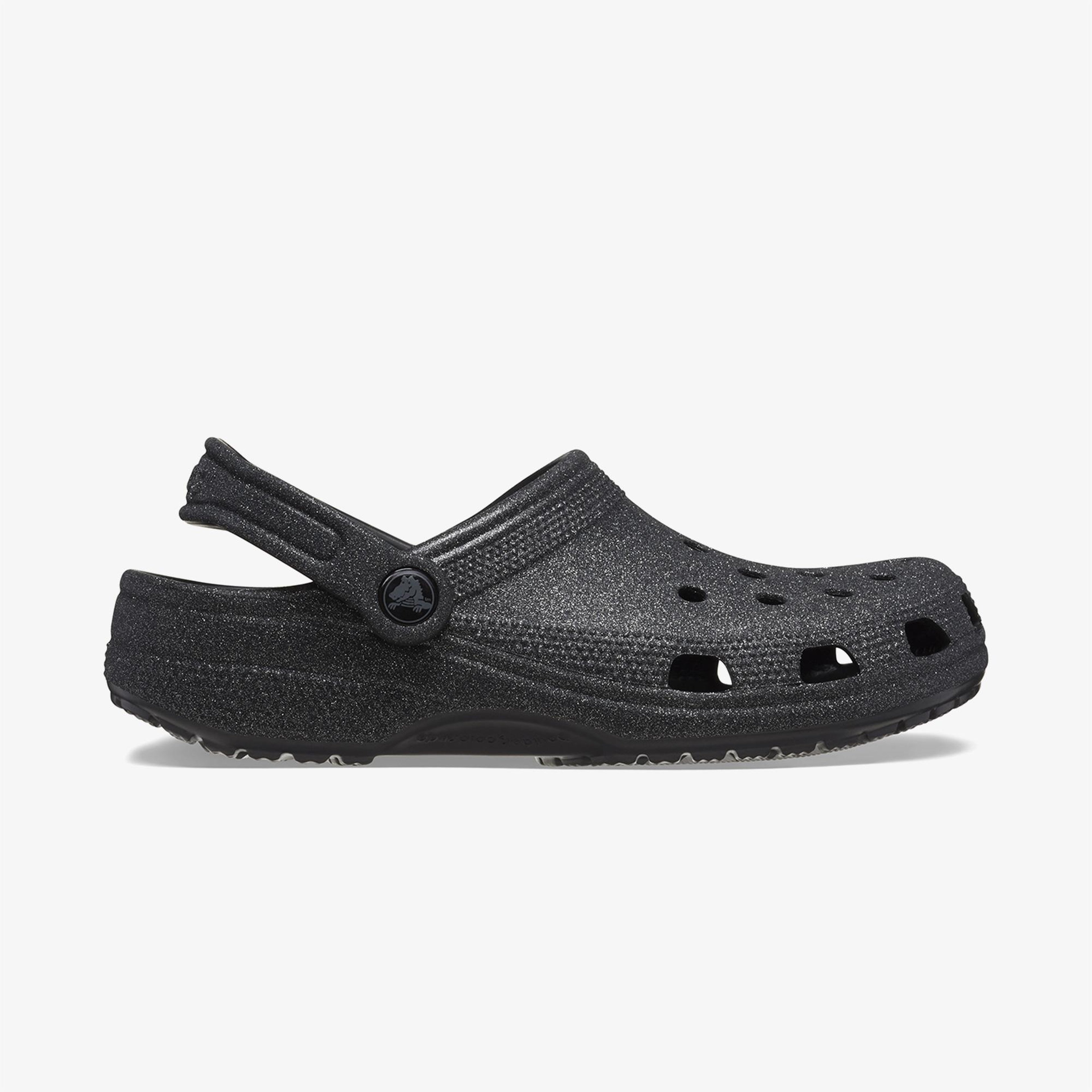 Crocs Classic Glitter Clog Kadın Siyah Terlik