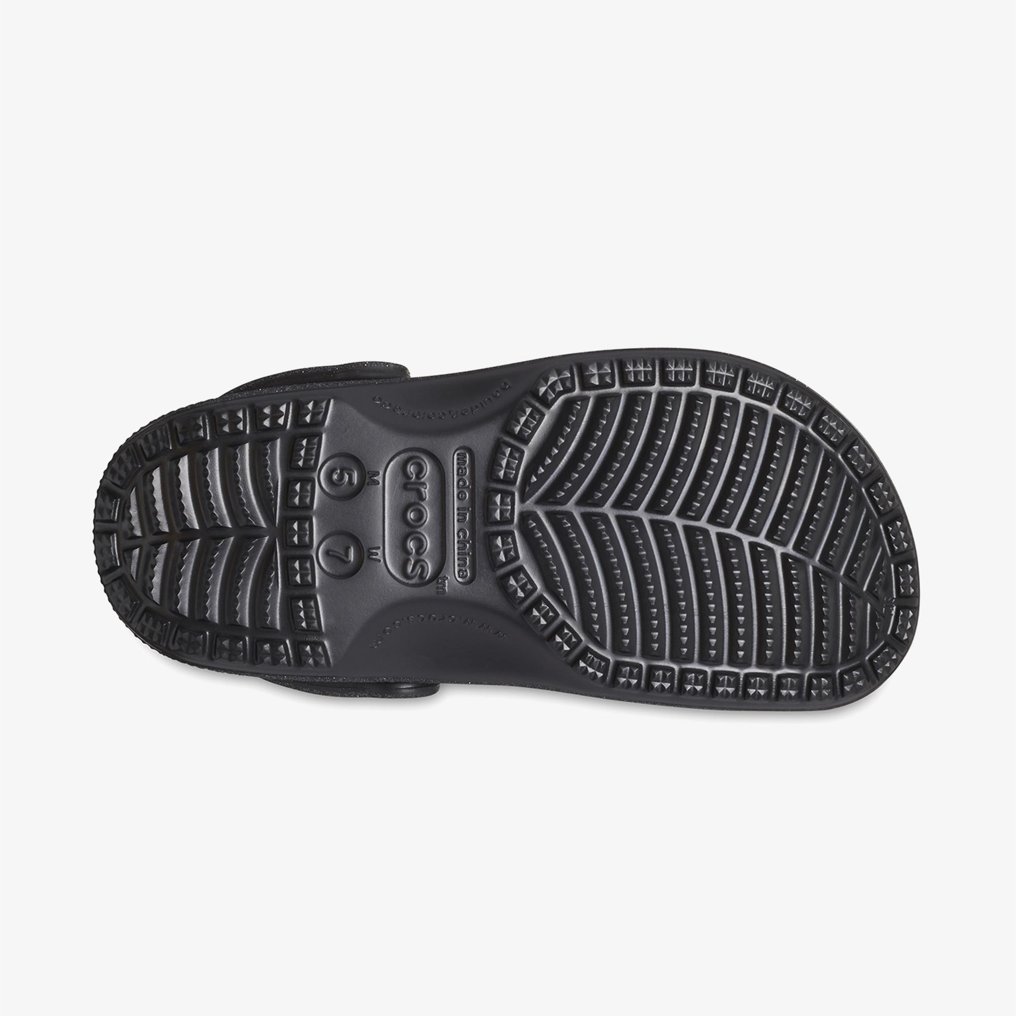 Crocs Classic Glitter Clog Kadın Siyah Terlik