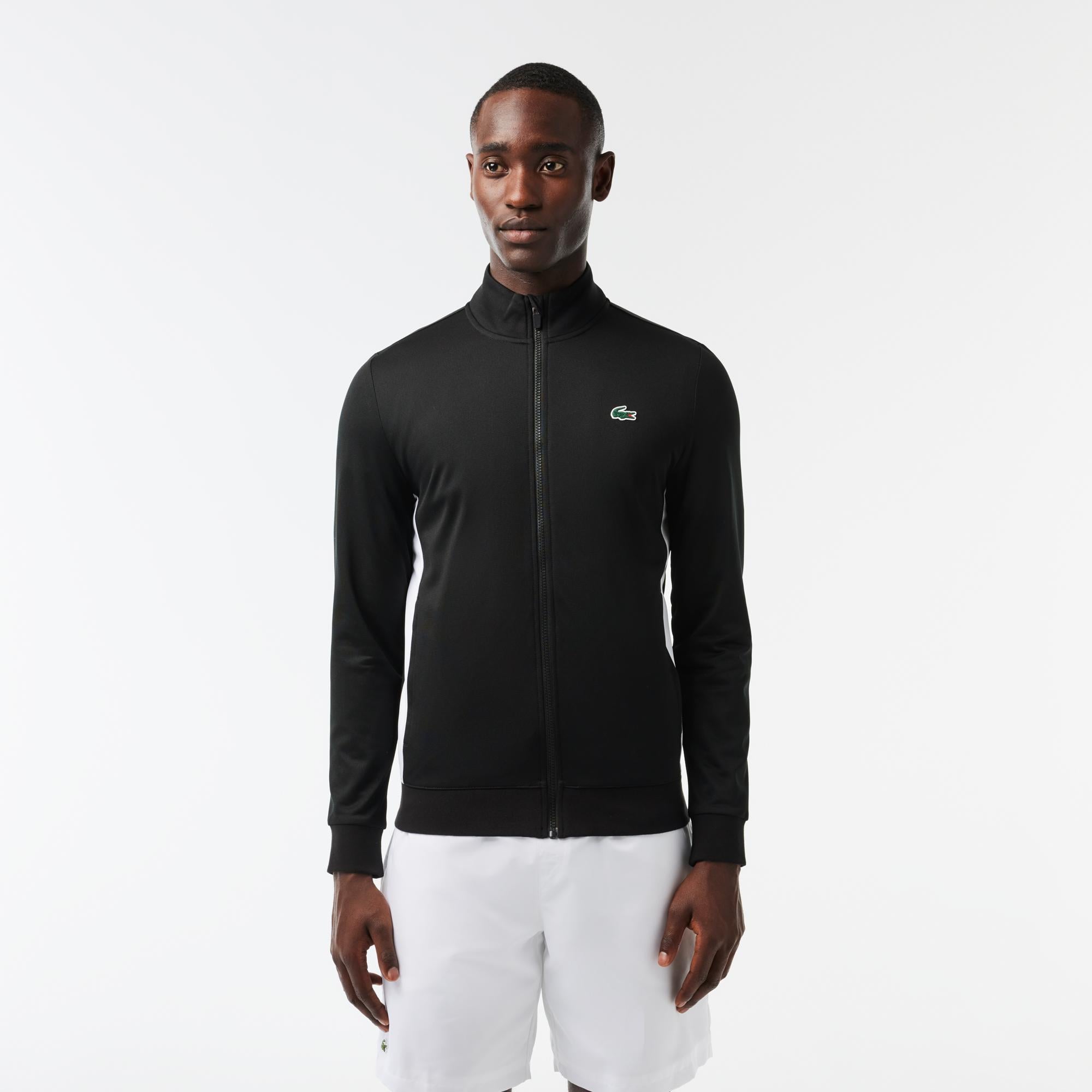 SPORT Erkek Classic Fit Fermuarlı Siyah Eşofman Üstü