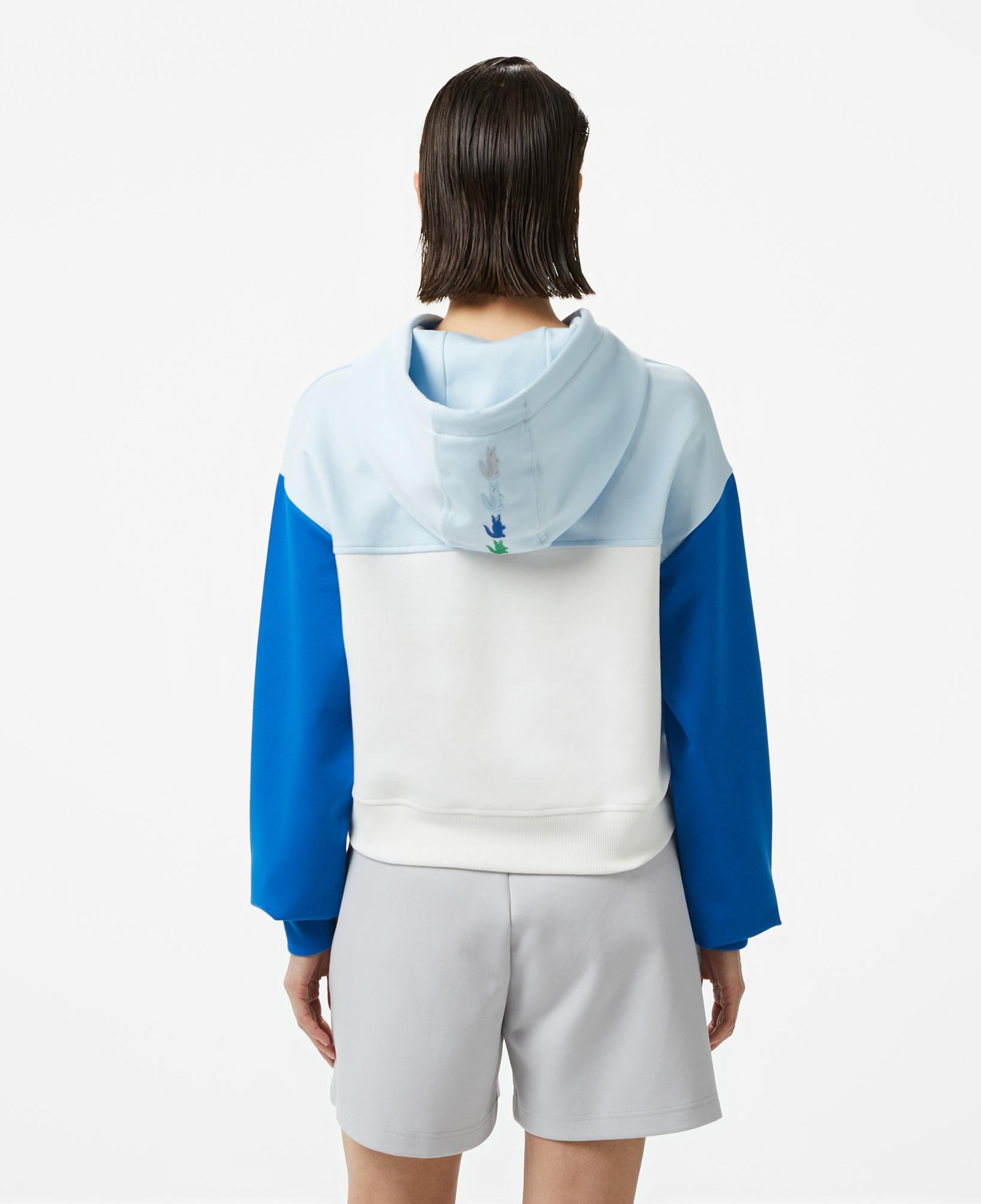 Lacoste House of SuperStep x Lacoste Kadın Beyaz Sweatshirt