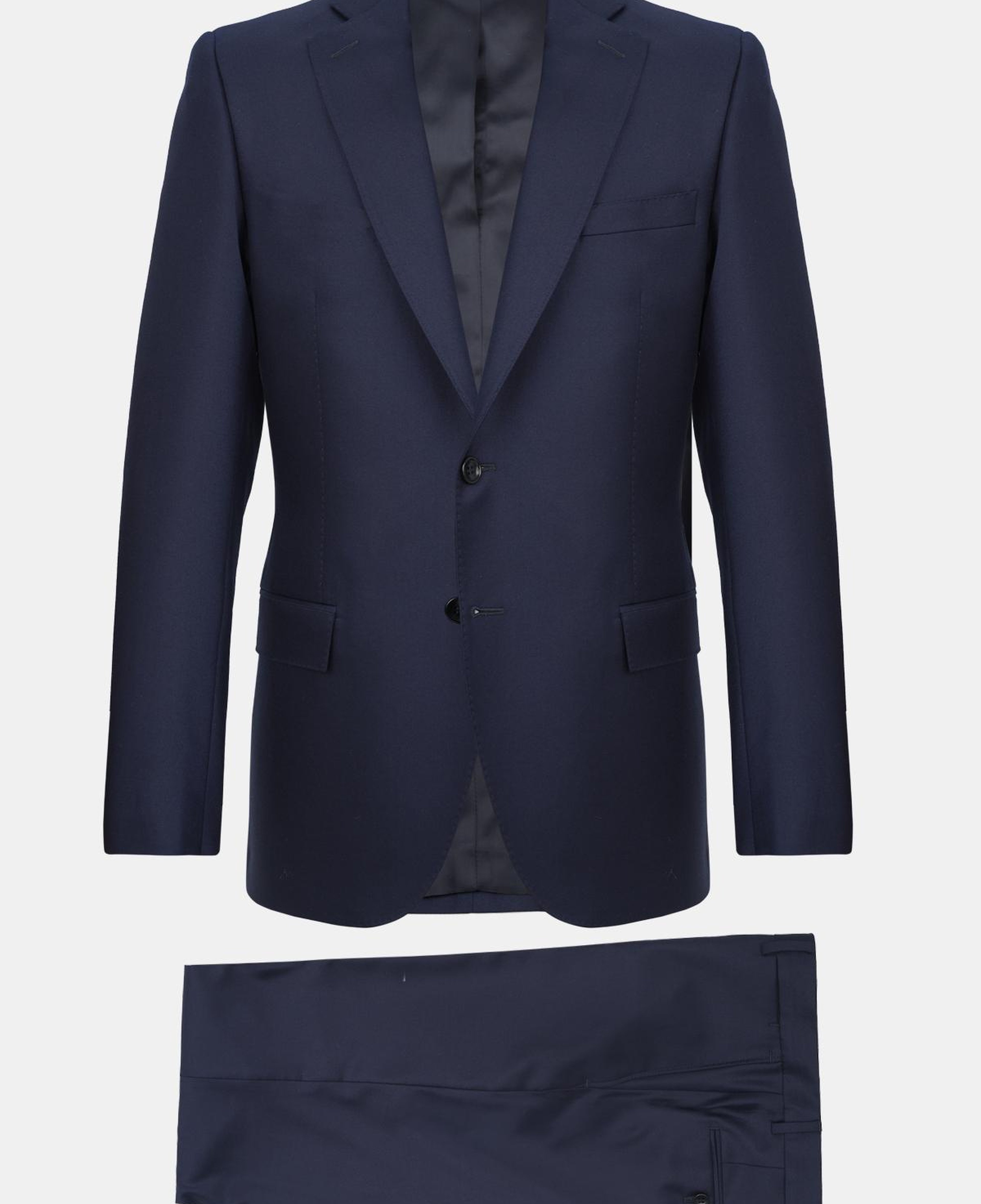 Erkek Lacivert Loro Piana 150's Kumaşıyla Üretilmiş Takım Elbise