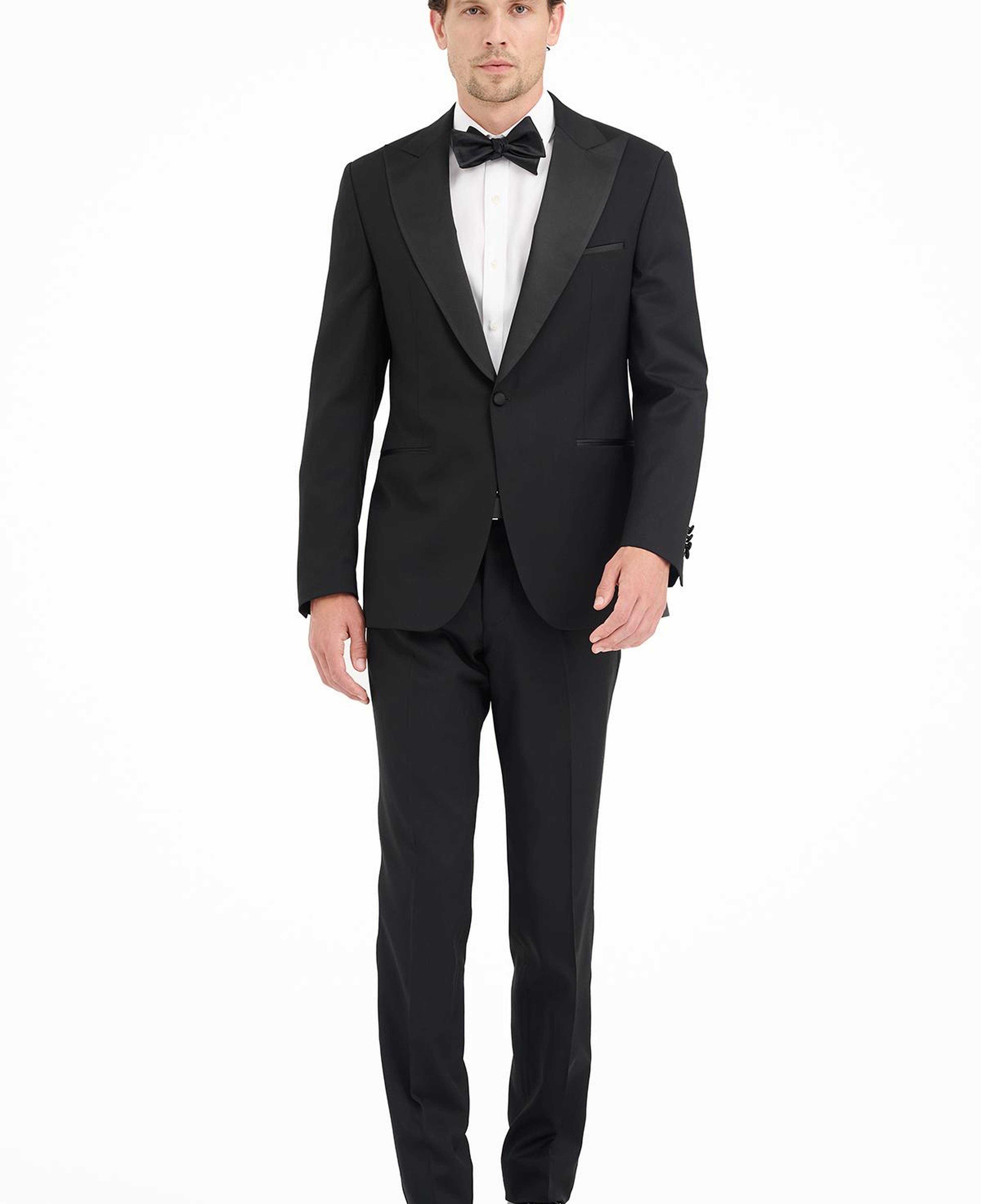 Erkek Siyah Vitale Barberis Yün Smokin