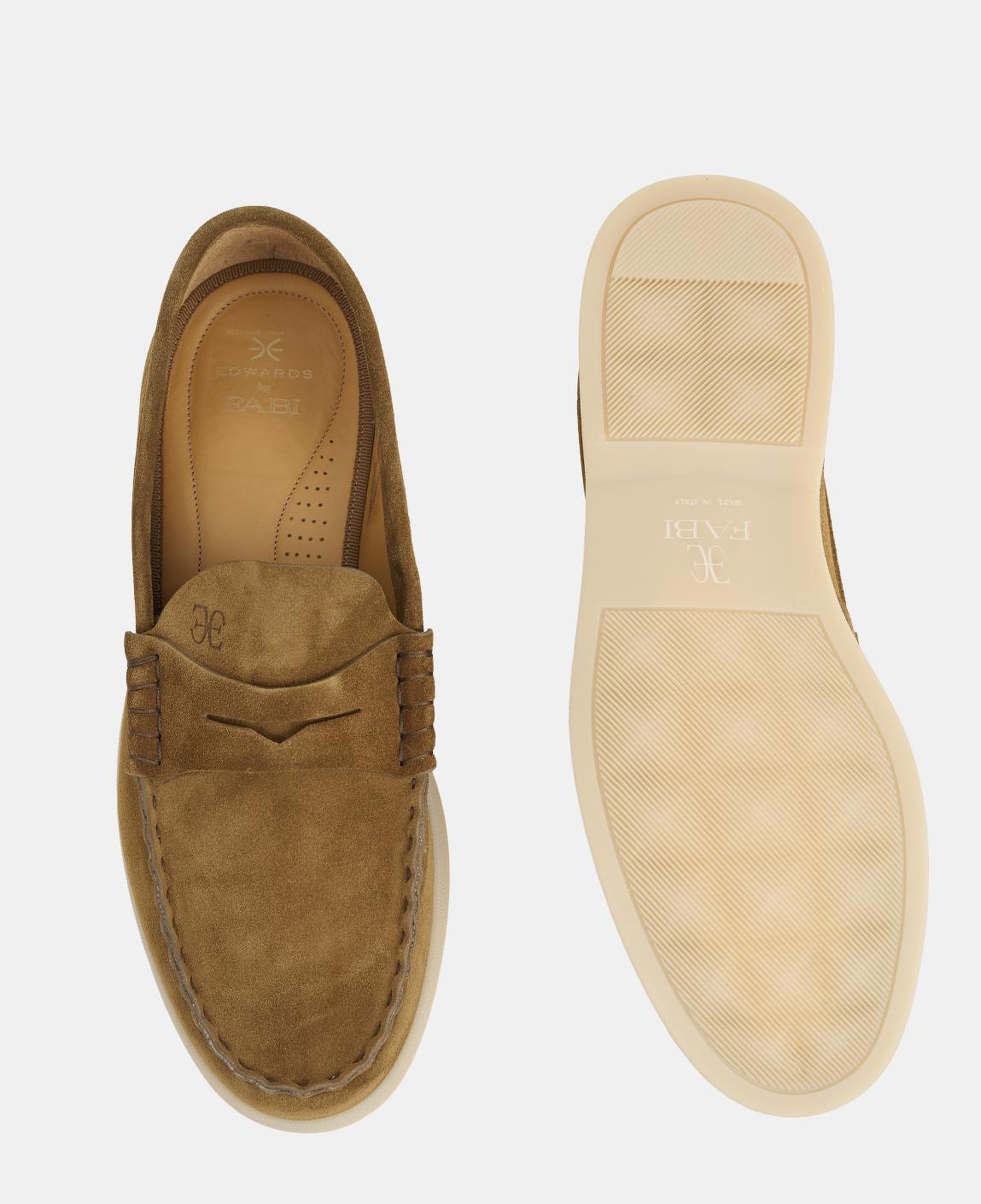 Erkek Taba Deri Loafer