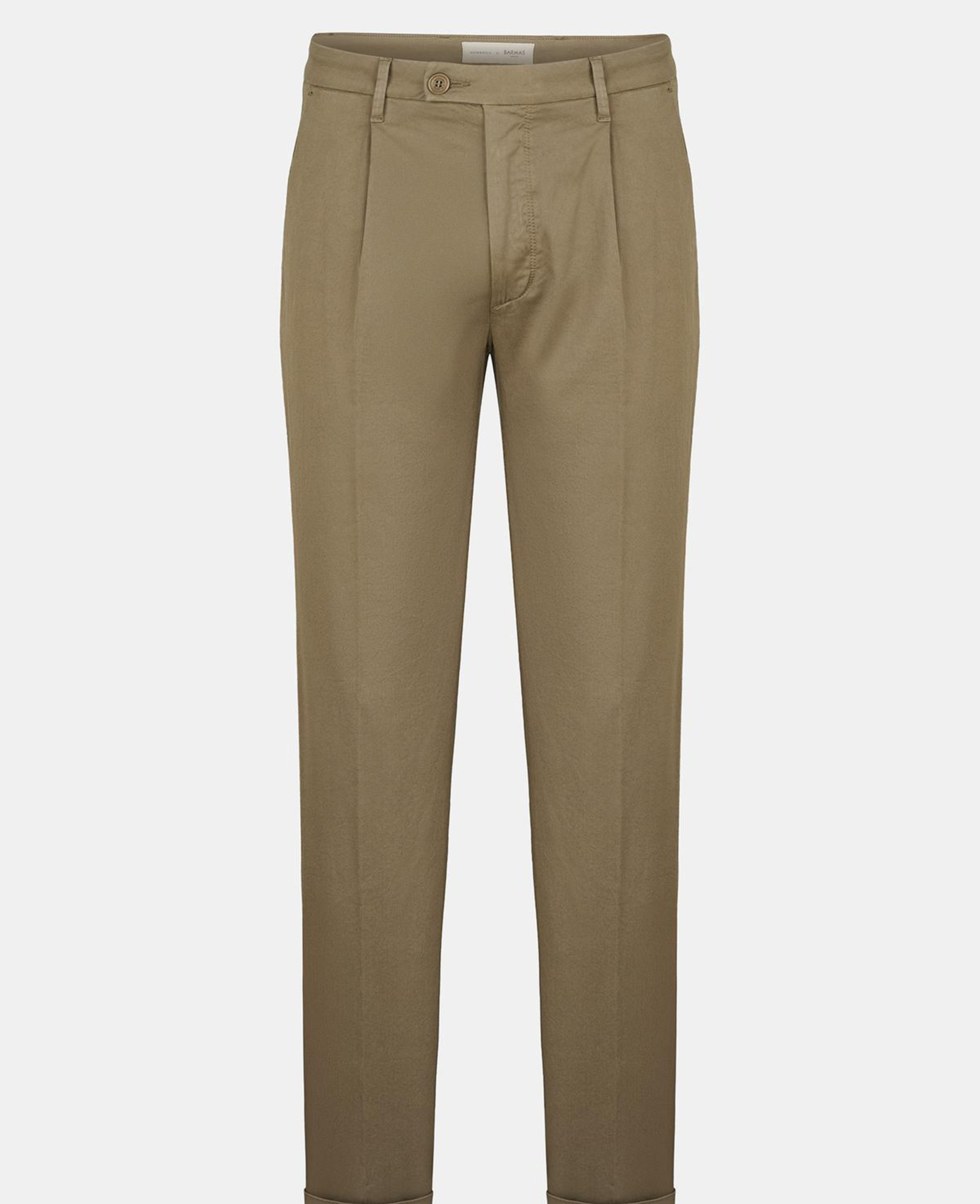 Erkek Kahverengi Chino Pantolon
