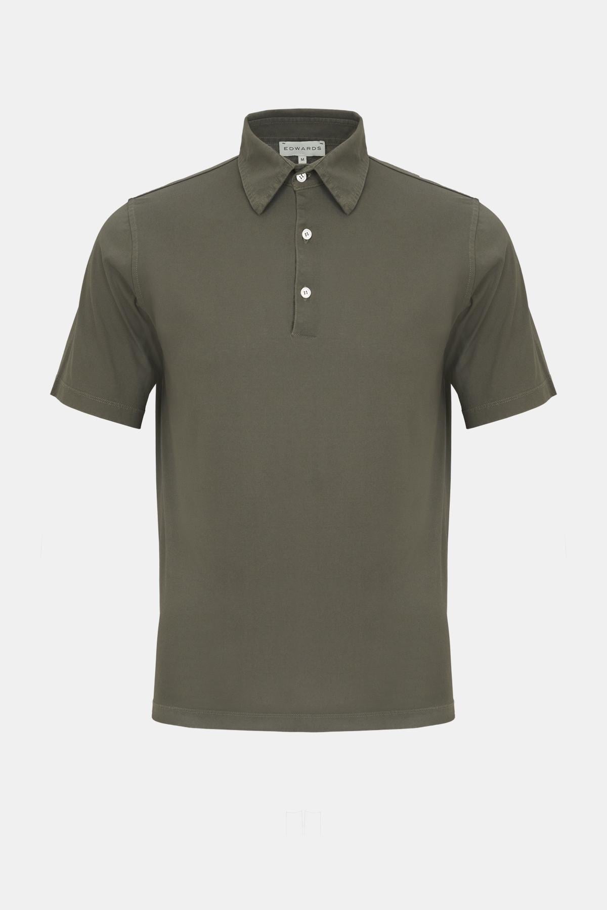Erkek Yeşil Polo Yaka T-Shirt
