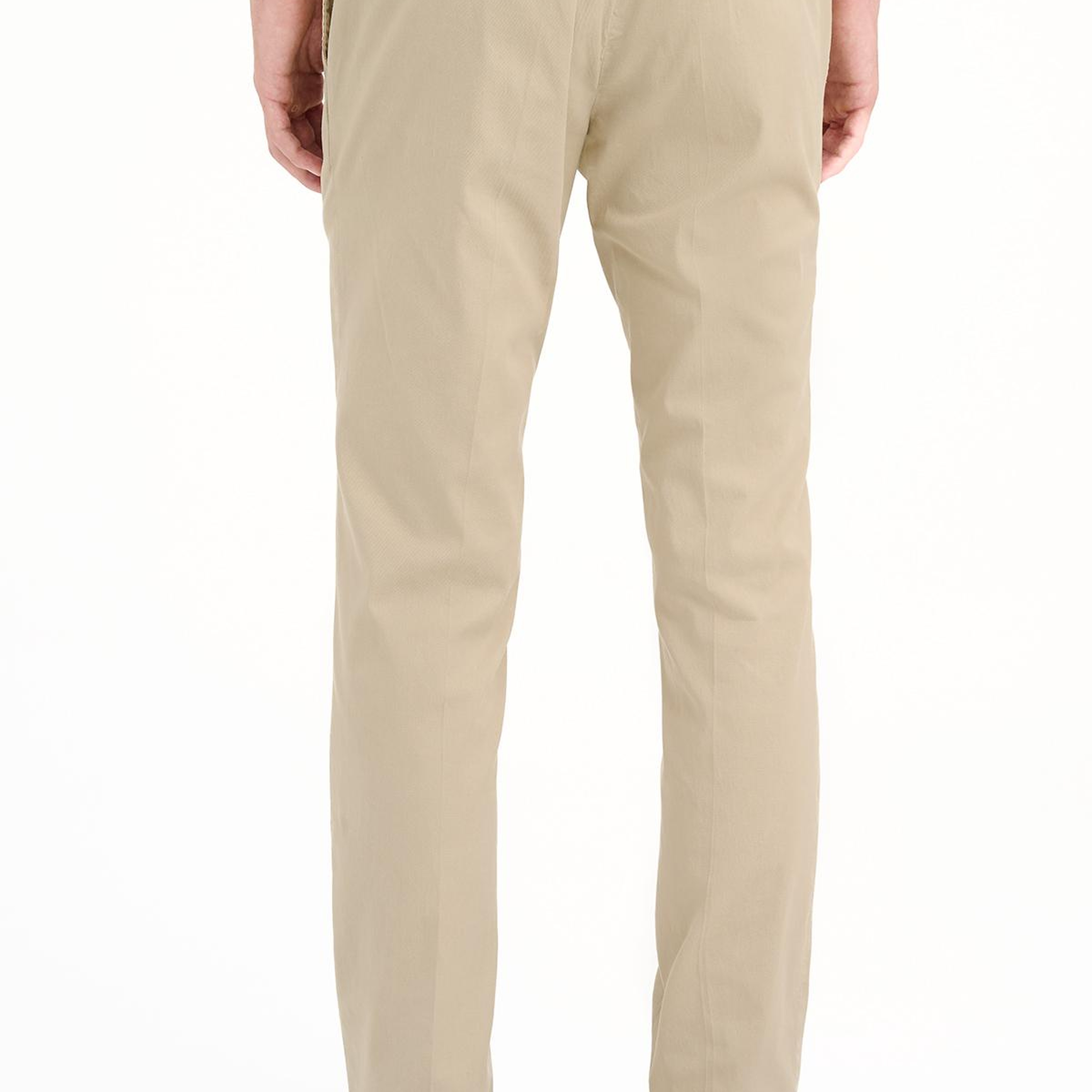 Erkek Bej Slim Fit Elastik Bel Lyocell Jogger Pantolon