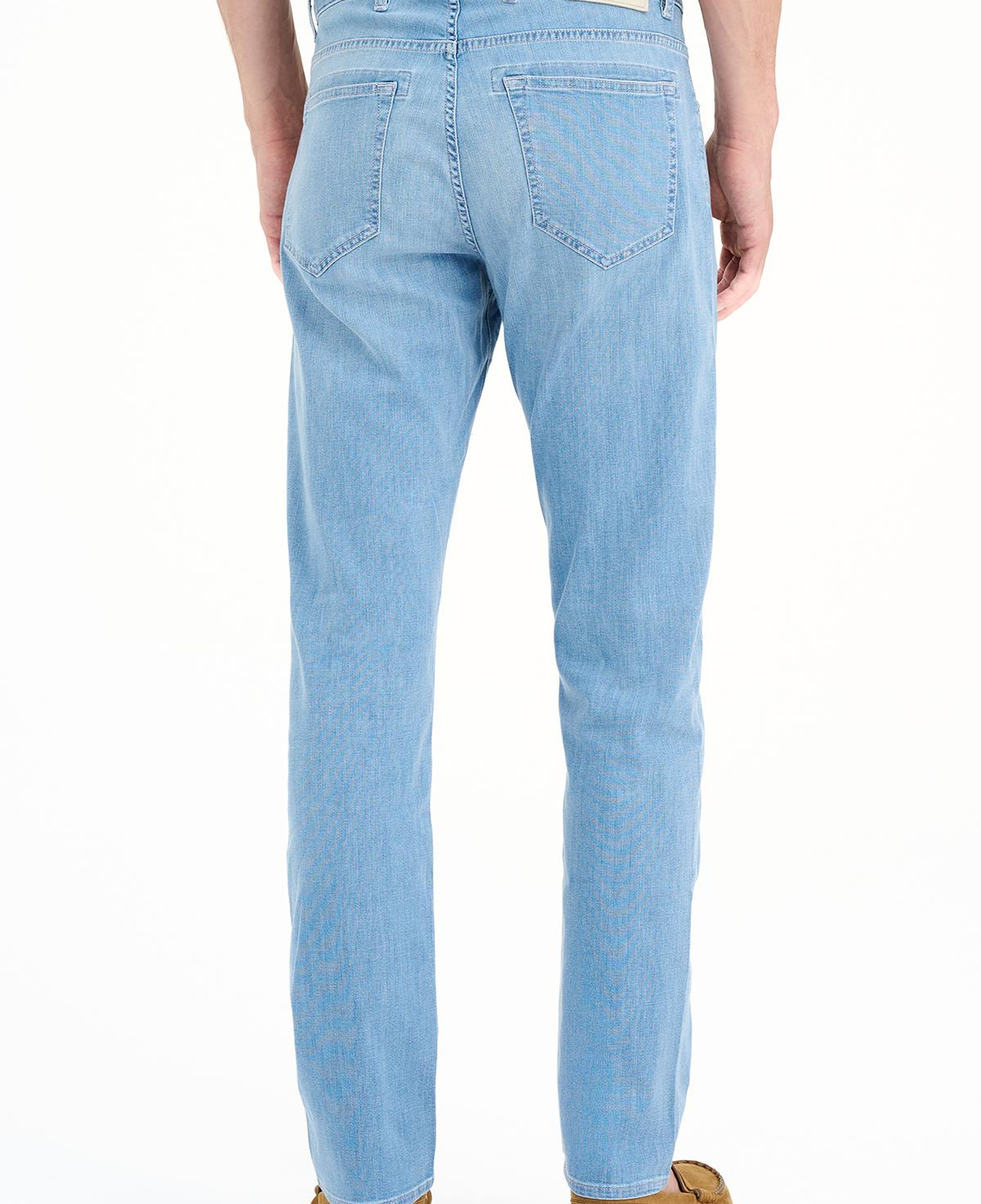 Erkek Mavi Lyocell Karışımlı Jean Pantolon