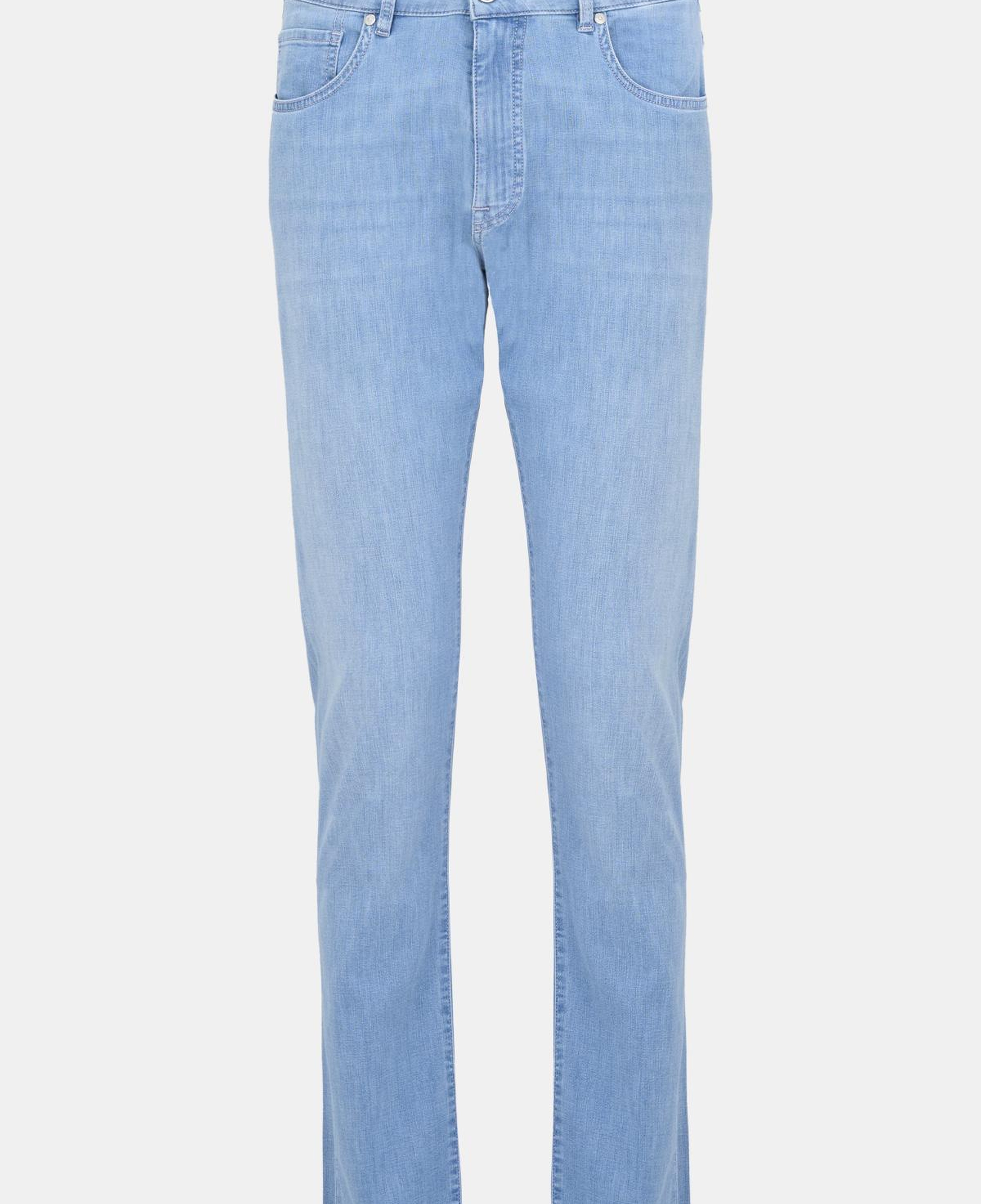 Erkek Mavi Lyocell Karışımlı Jean Pantolon
