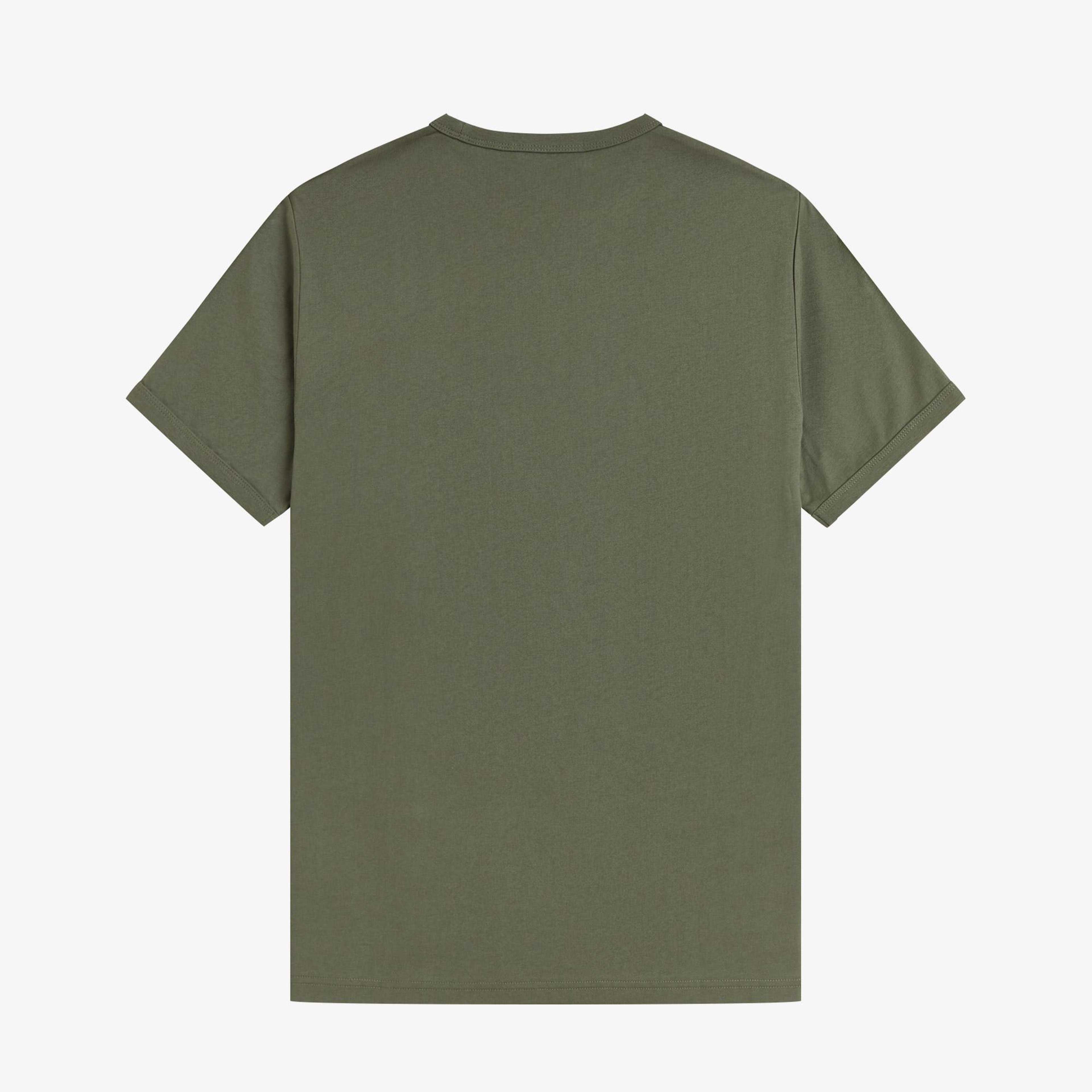 Fred Perry Ringer Erkek Yeşil T-Shirt