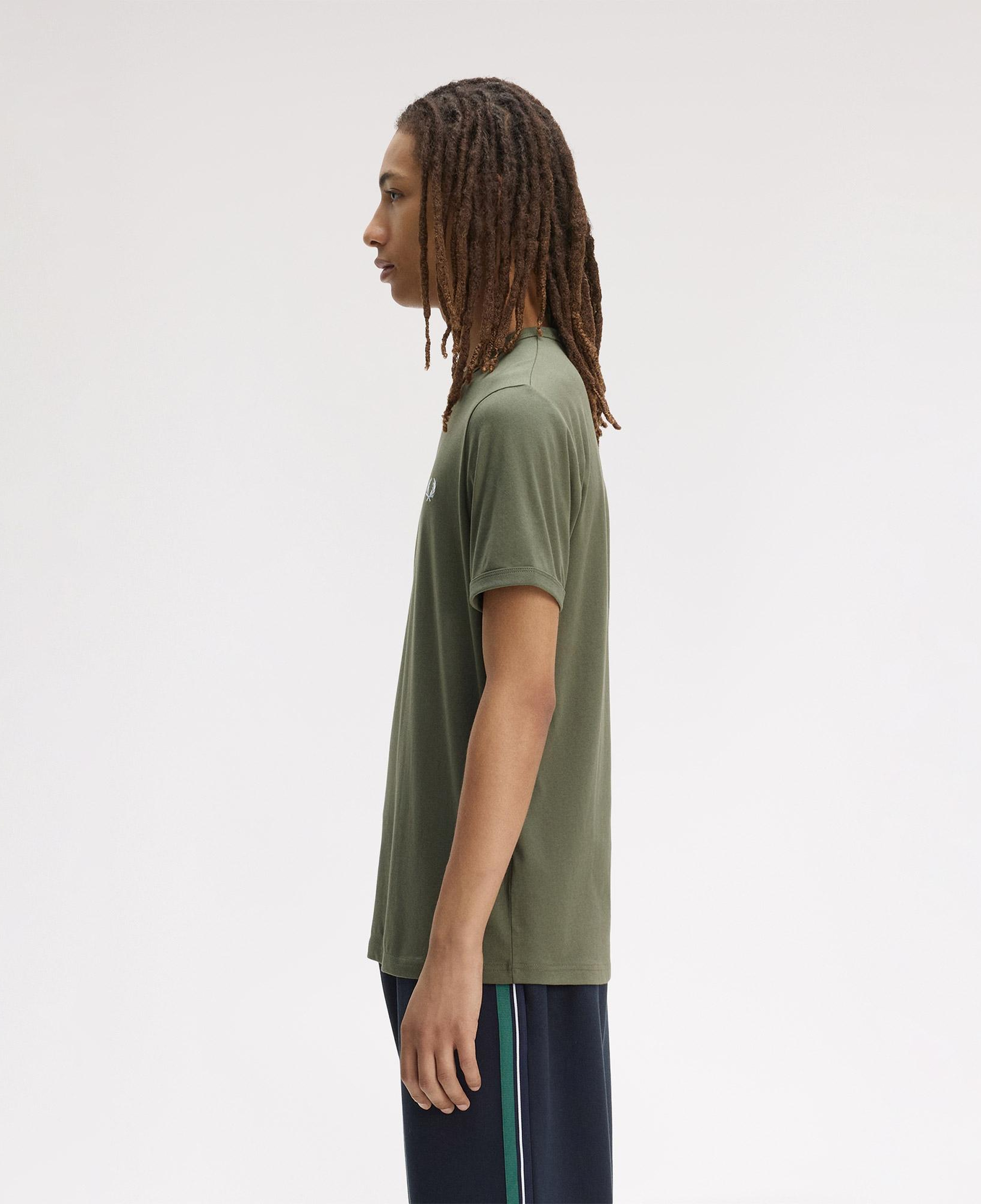 Fred Perry Ringer Erkek Yeşil T-Shirt