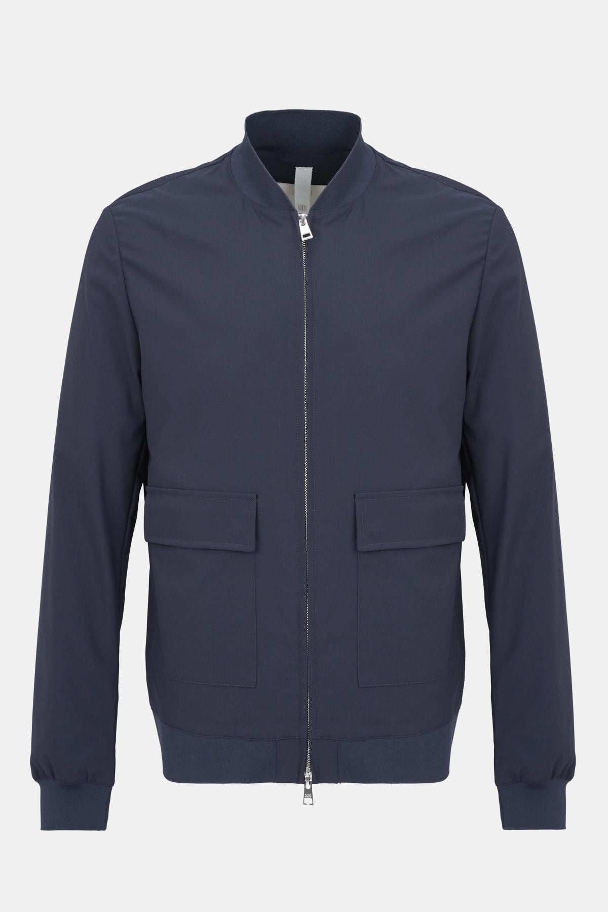 Erkek Lacivert Bomber Ceket
