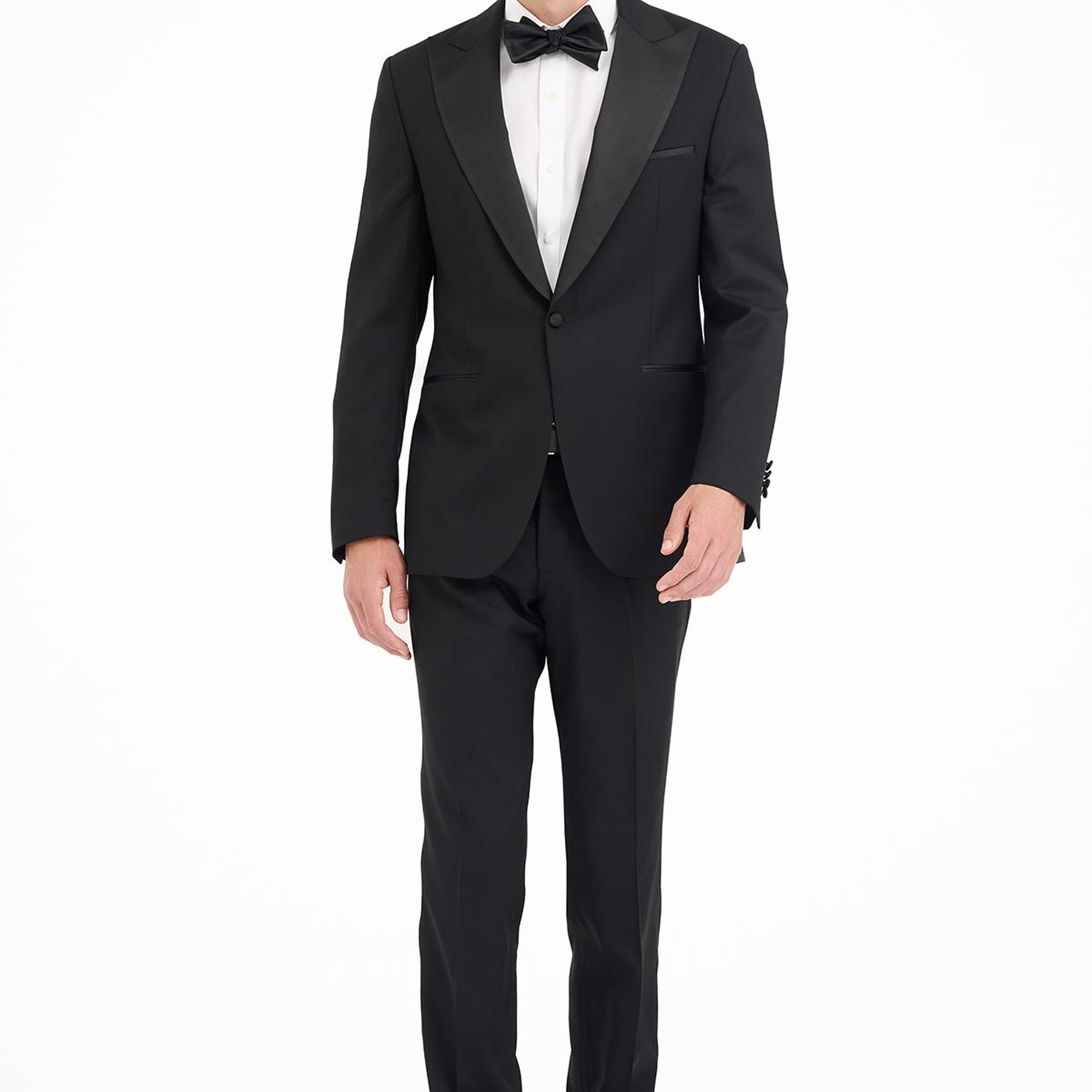 Erkek Siyah Vitale Barberis Yün Smokin