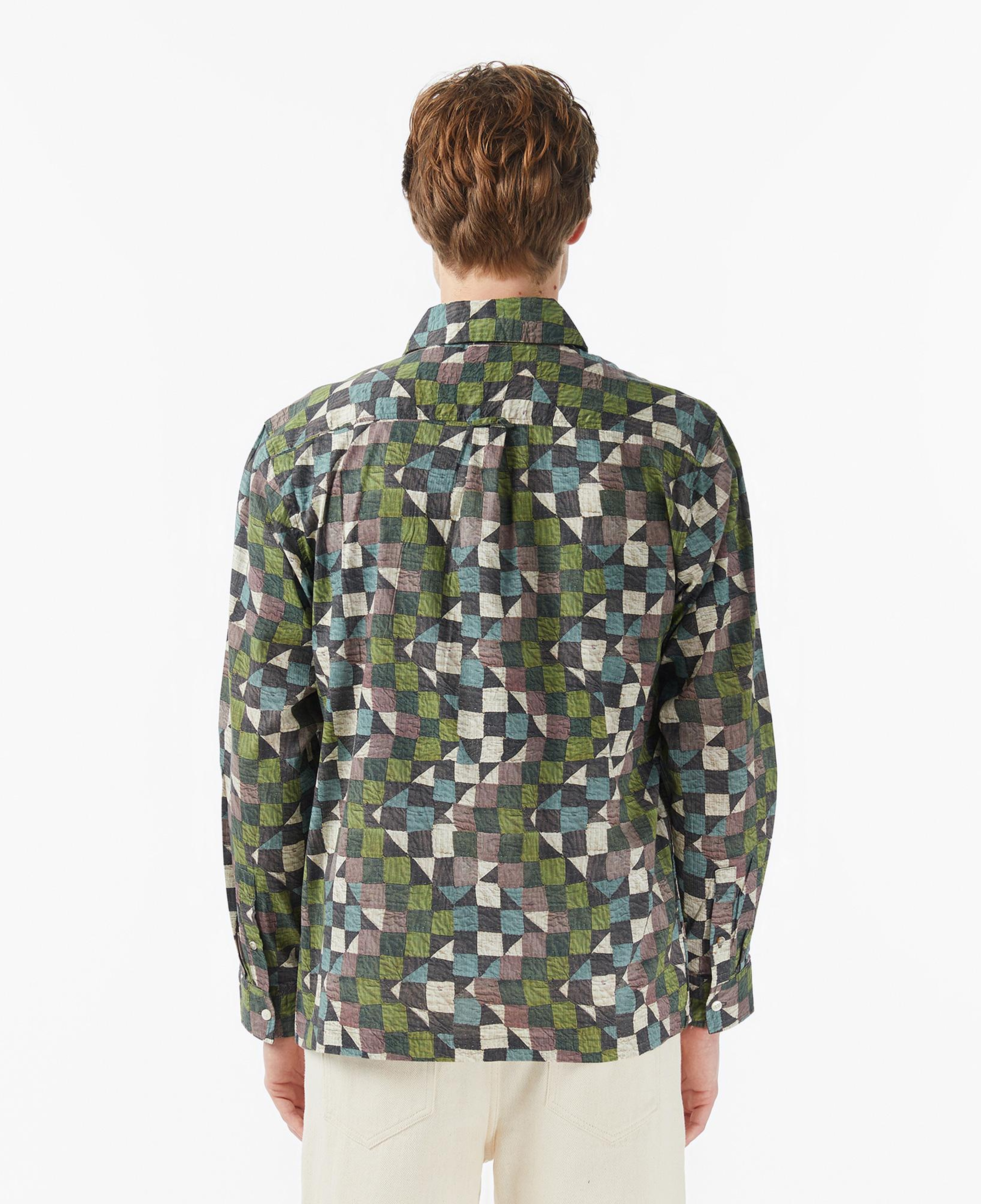 Scotch&Soda Printed Relaxed-Fit Erkek Kahverengi Gömlek