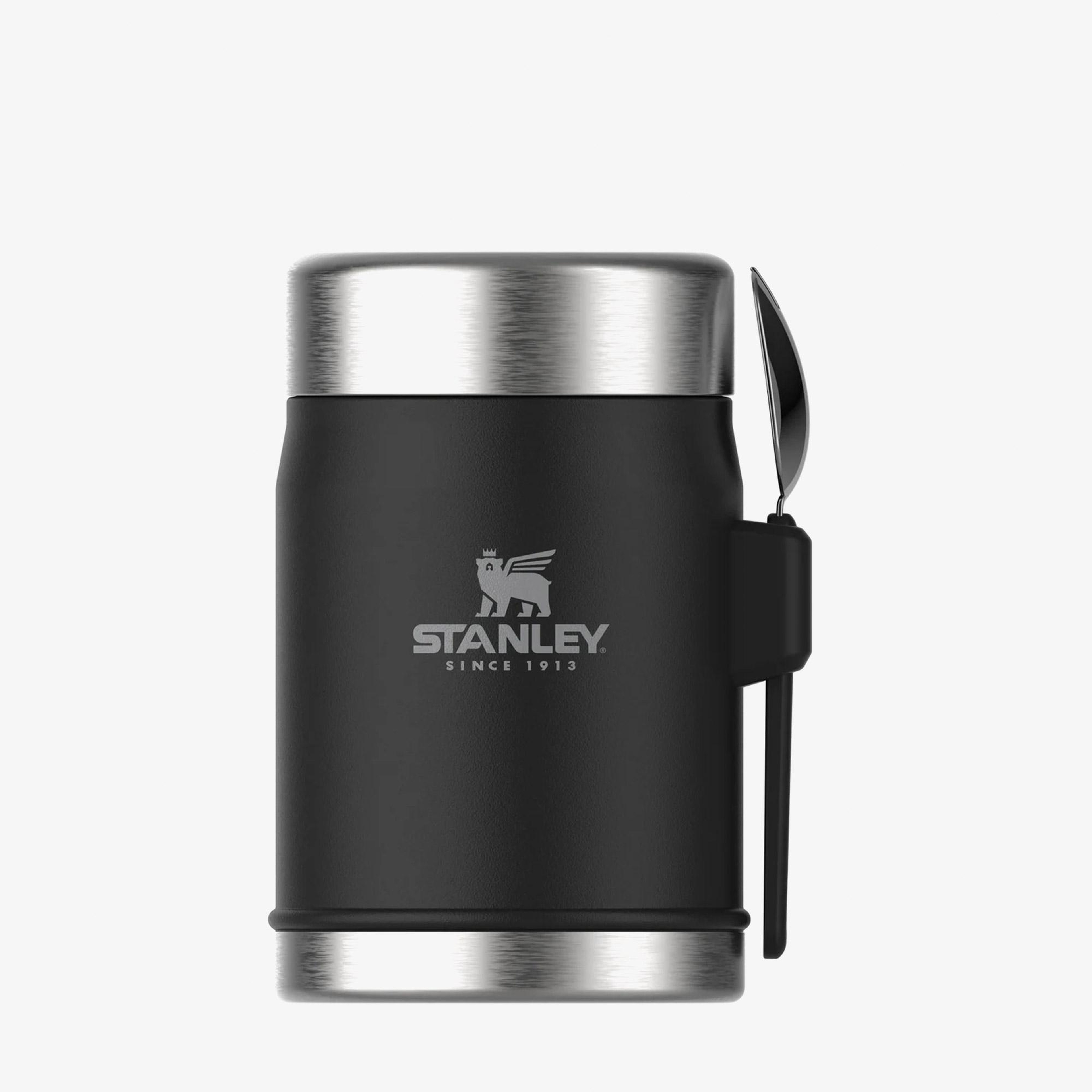 Stanley The Legendary Food Jar + Spork 0.4L Unisex Siyah Termos
