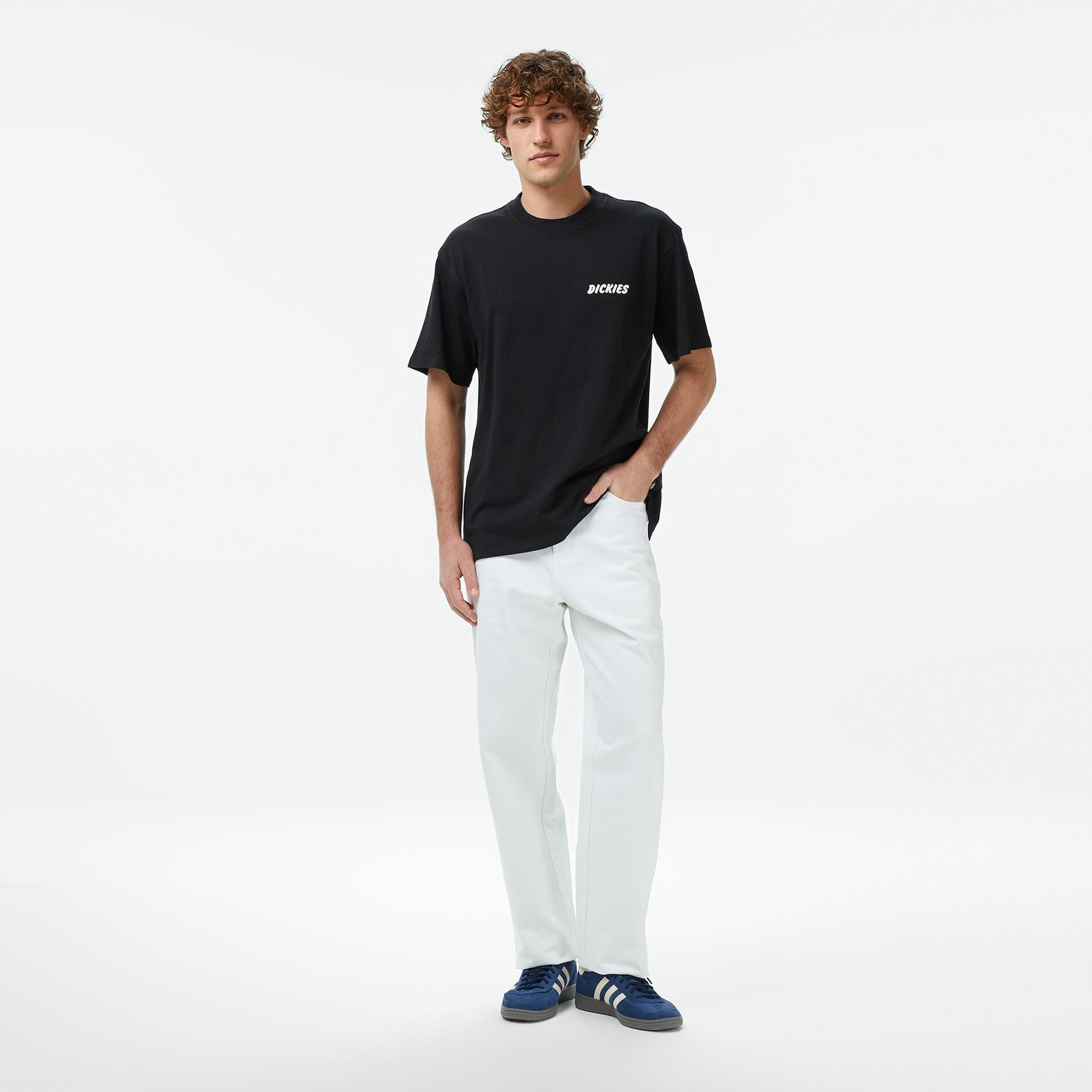 Dickies Wellsville Loose Tapered Erkek Beyaz Pantolon