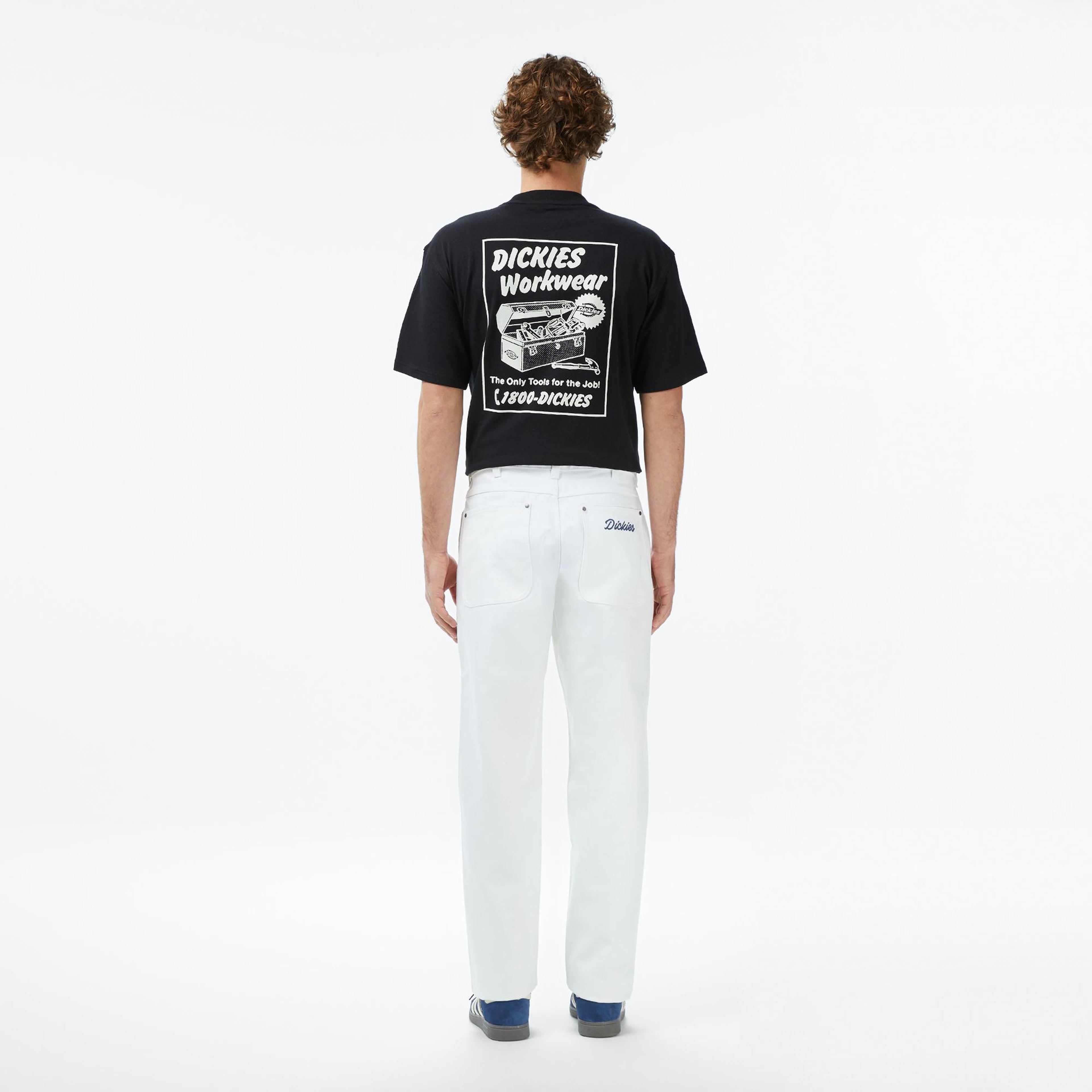 Dickies Wellsville Loose Tapered Erkek Beyaz Pantolon