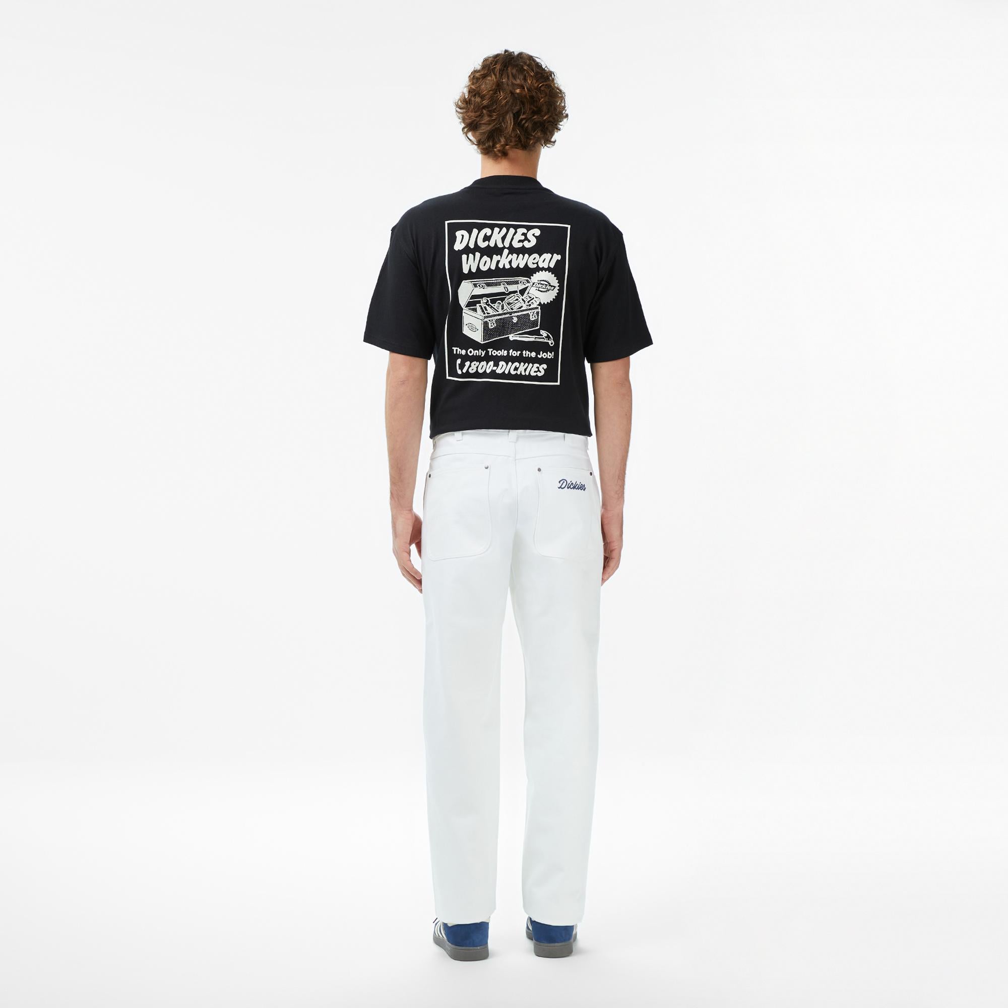 Dickies Wellsville Loose Tapered Erkek Beyaz Pantolon
