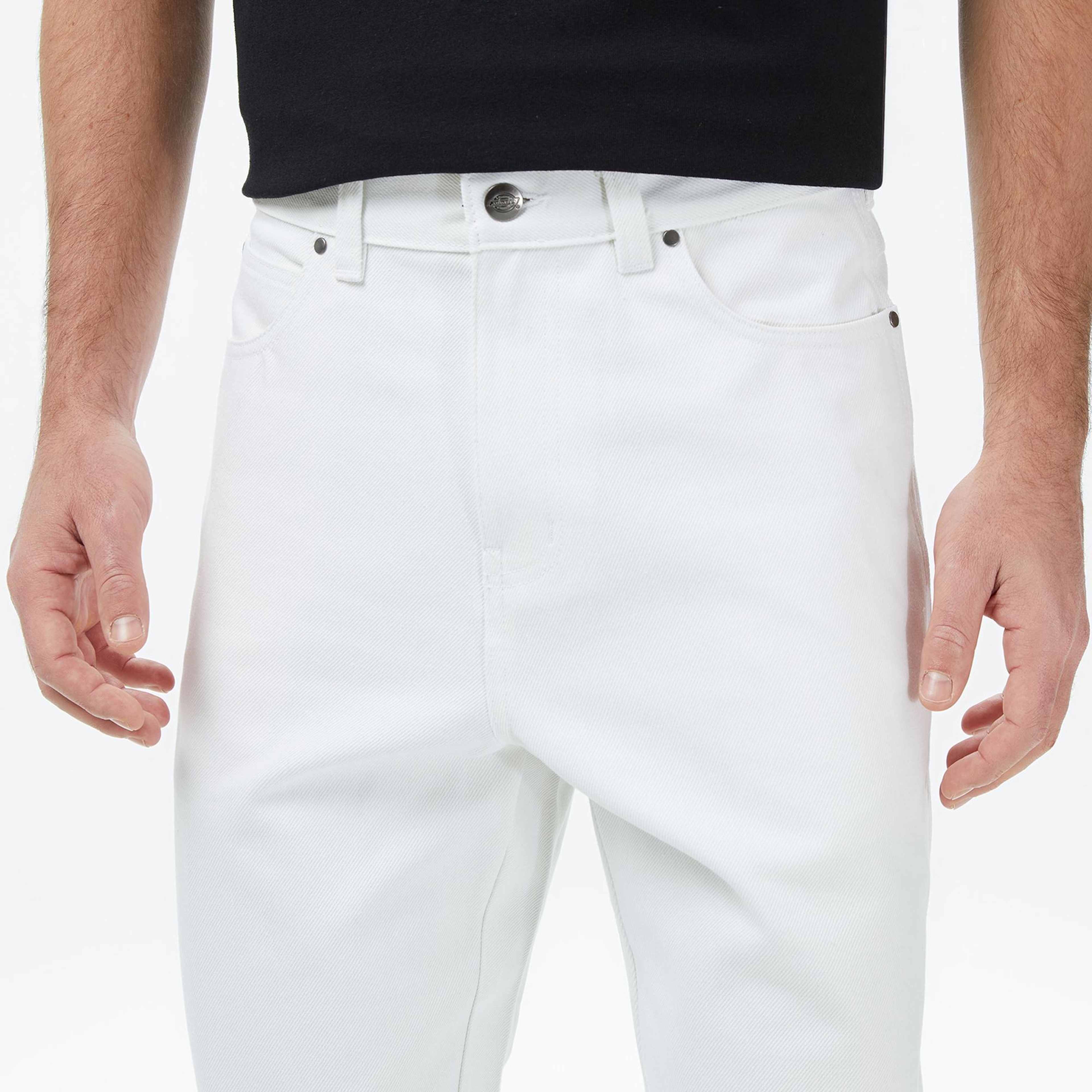 Dickies Wellsville Loose Tapered Erkek Beyaz Pantolon