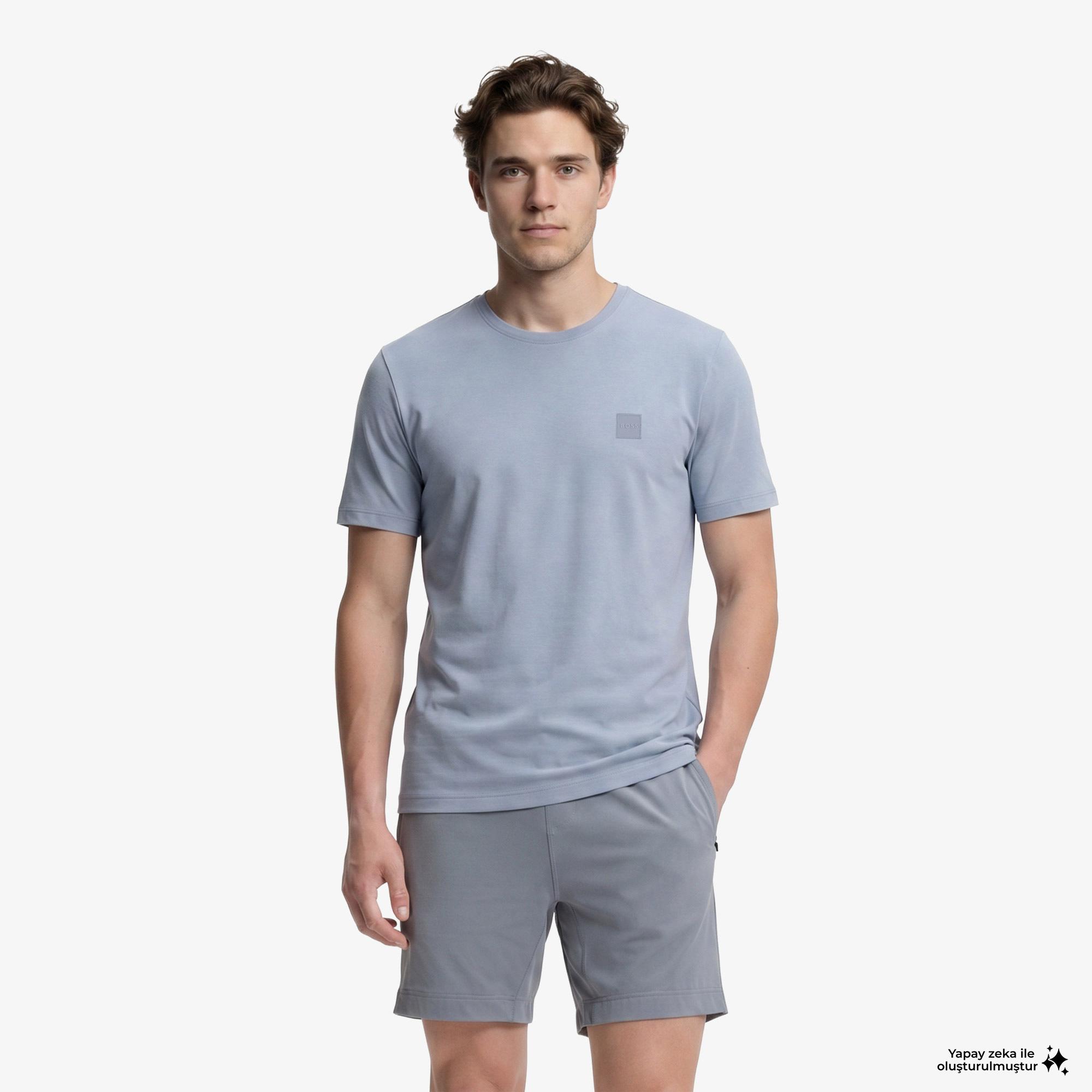 Boss Tales Erkek Lacivert T-Shirt