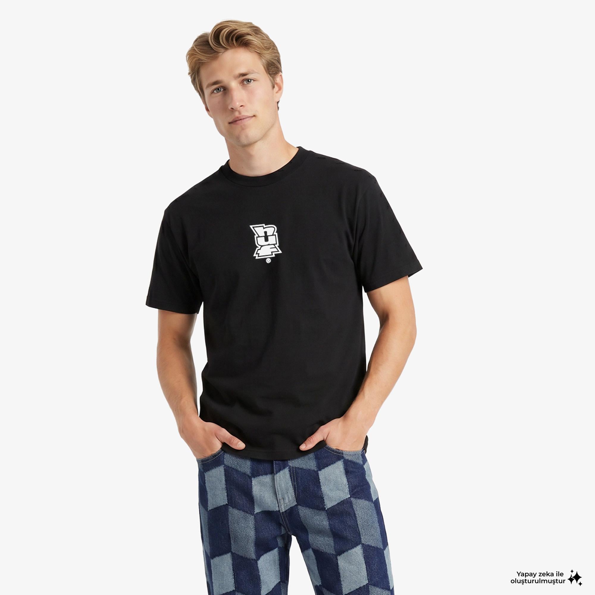 Huf Megablast Core SS Erkek Beyaz T-Shirt