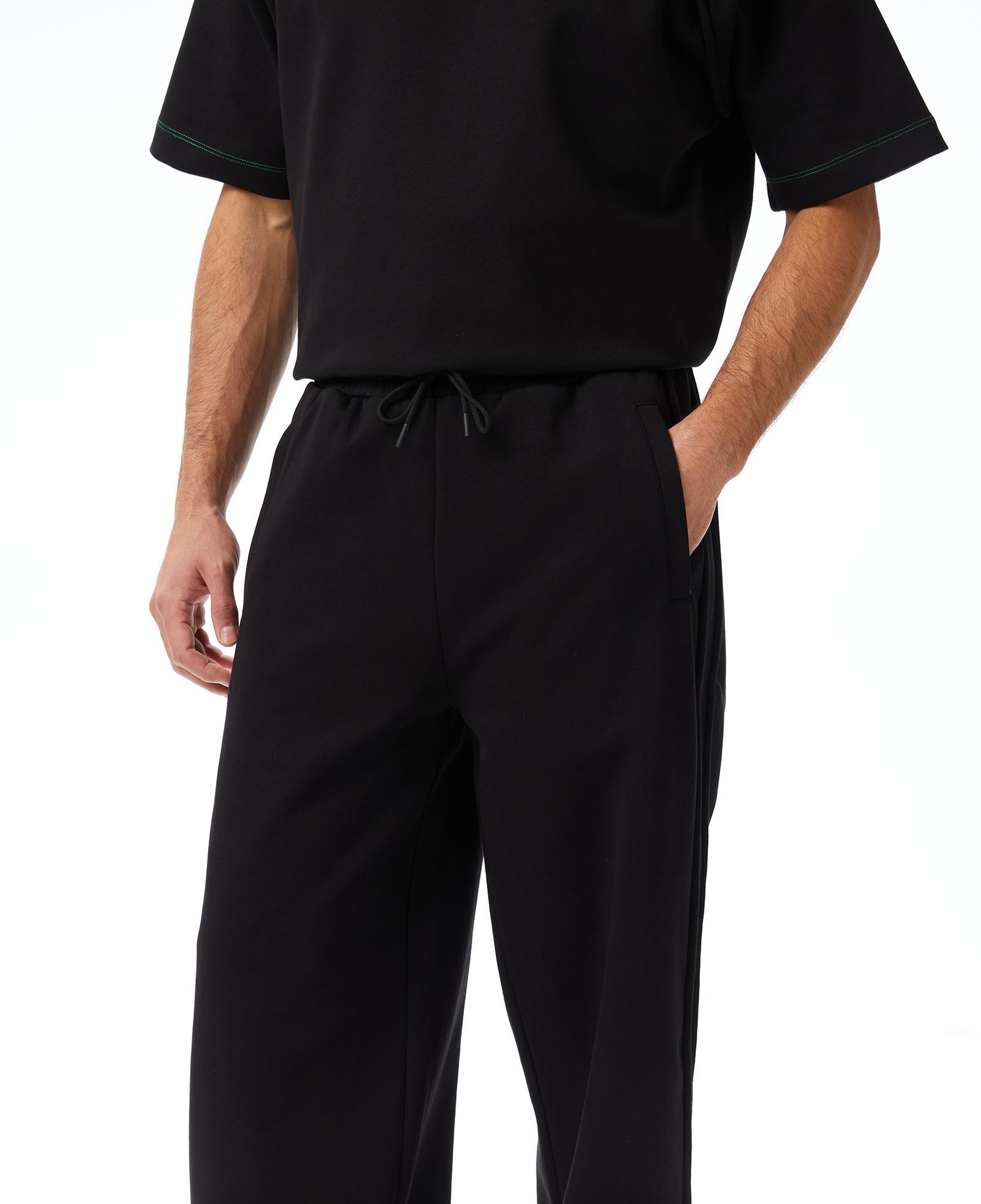 Lacoste x House of SuperStep Relaxed Fit Erkek Siyah Eşofman Altı