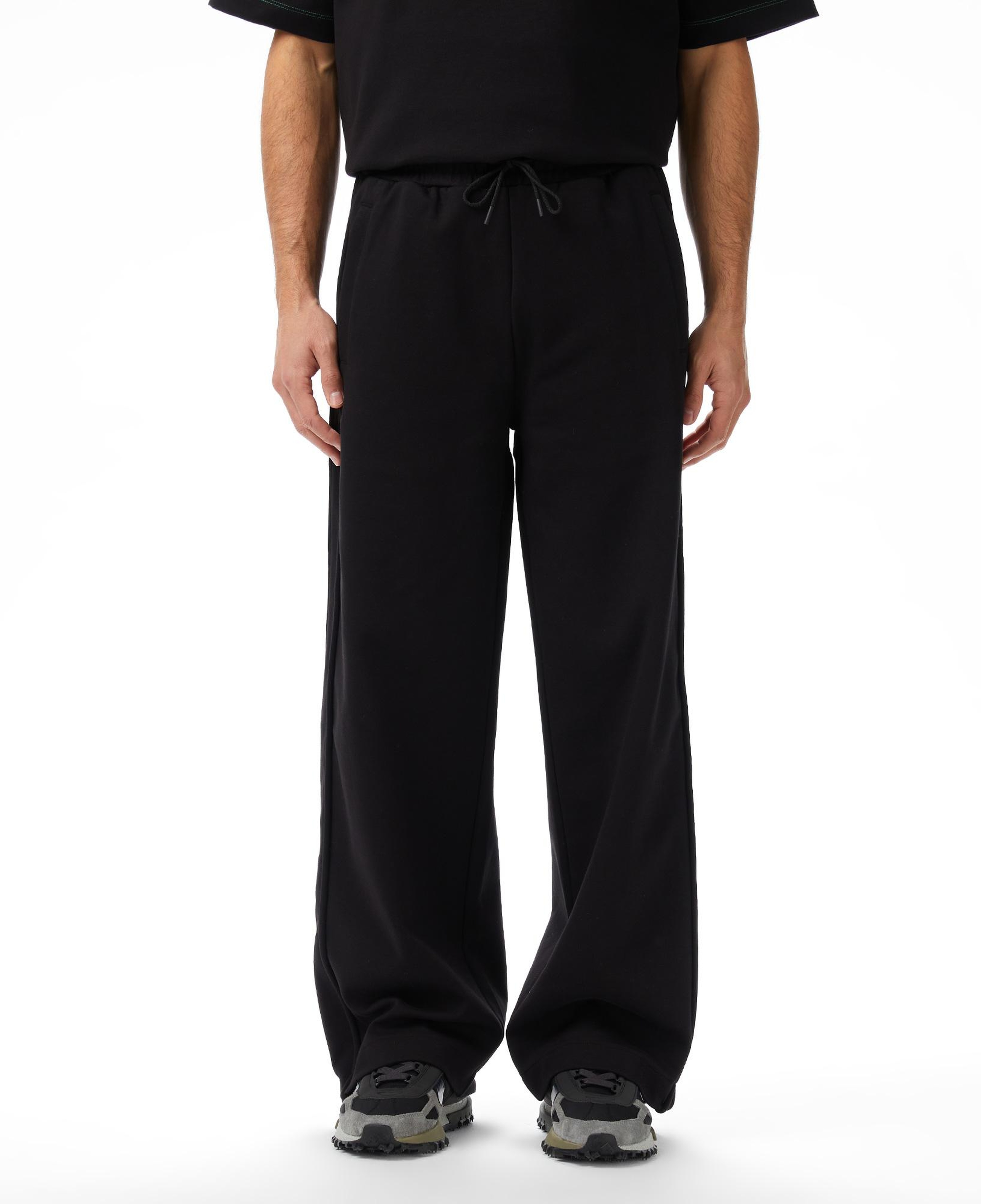 Lacoste x House of SuperStep Relaxed Fit Erkek Siyah Eşofman Altı