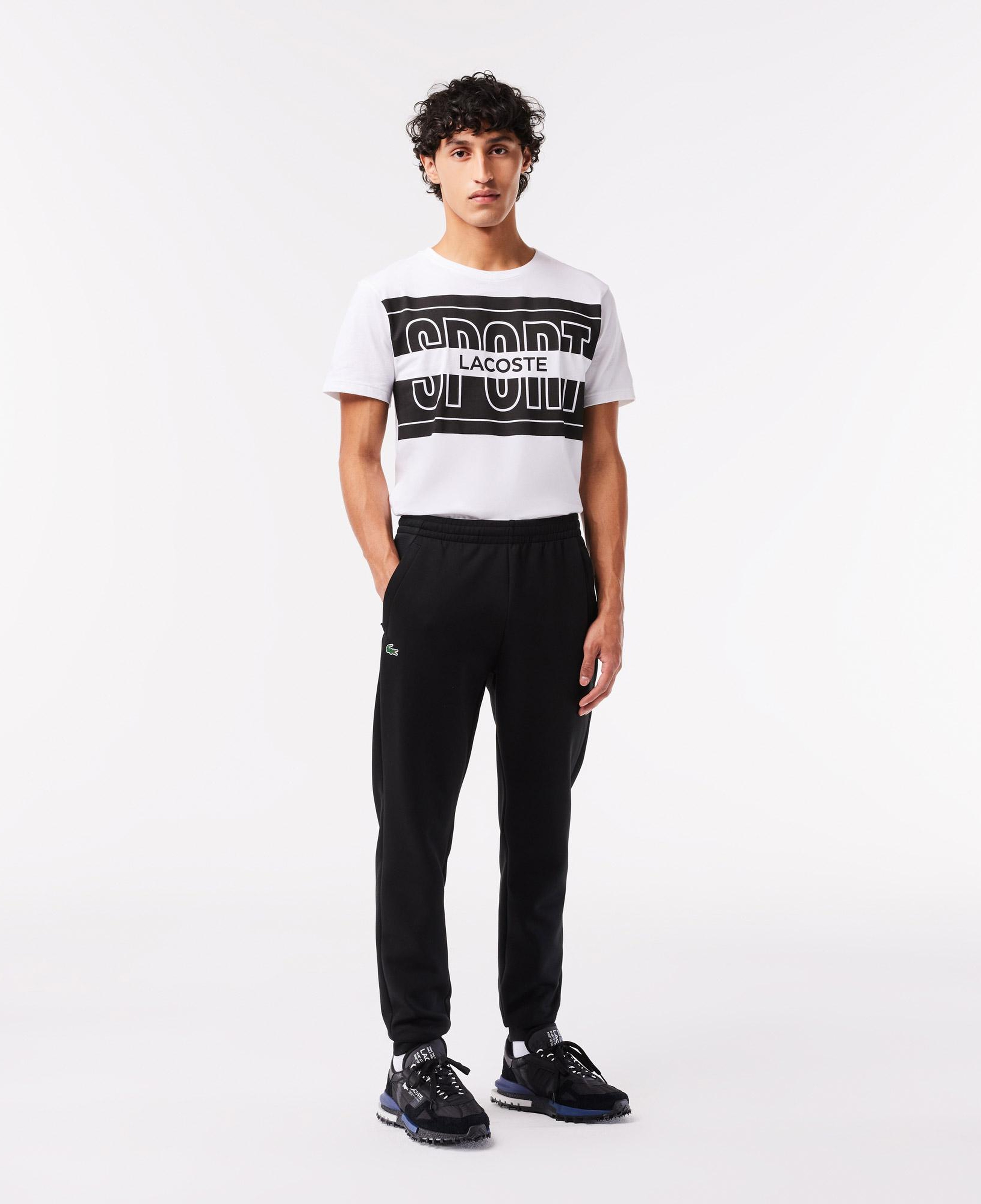 Lacoste Mesh Panels Erkek Siyah Eşofman Altı