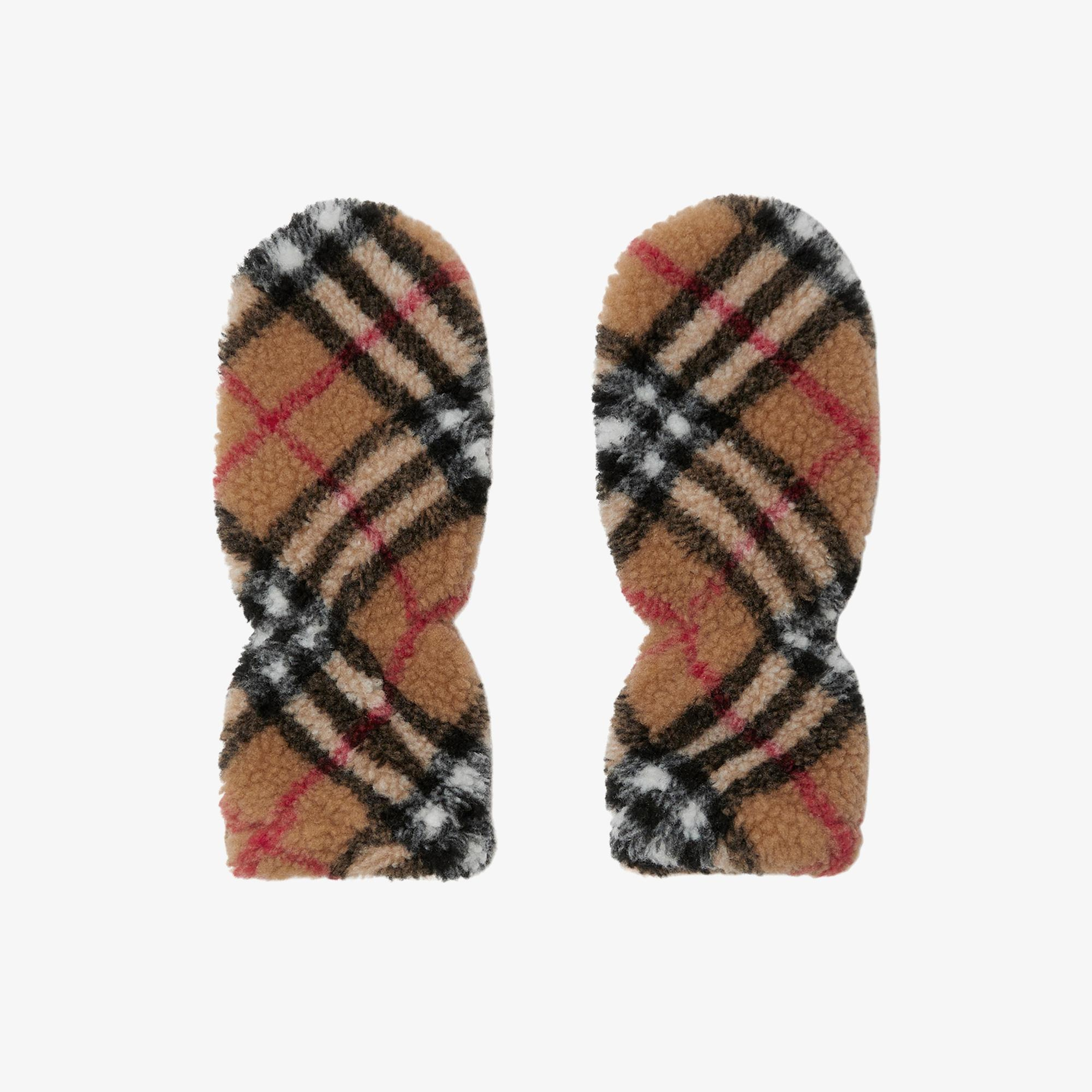Burberry Çocuk Bej Yün Eldiven