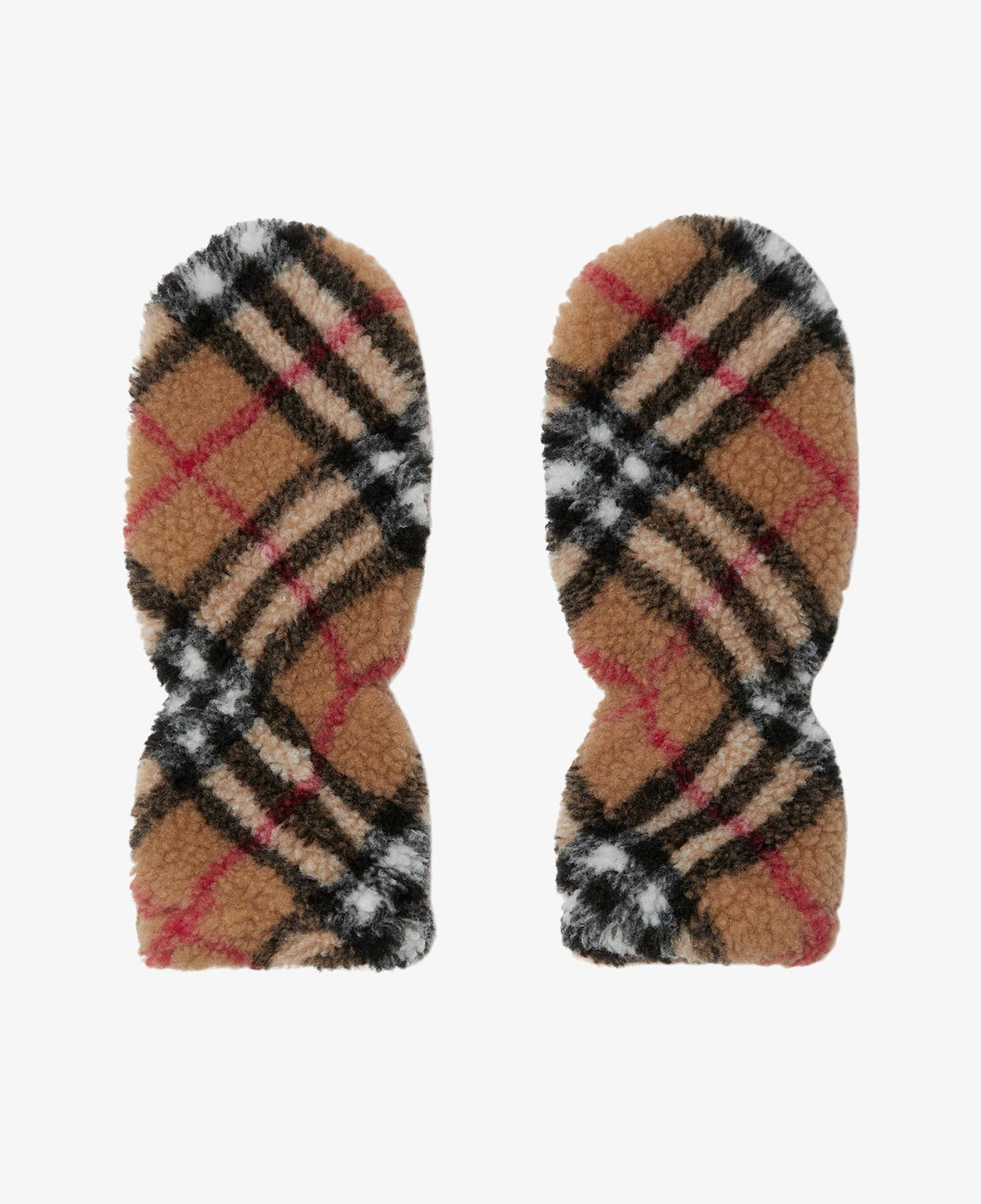 Burberry Çocuk Bej Yün Eldiven