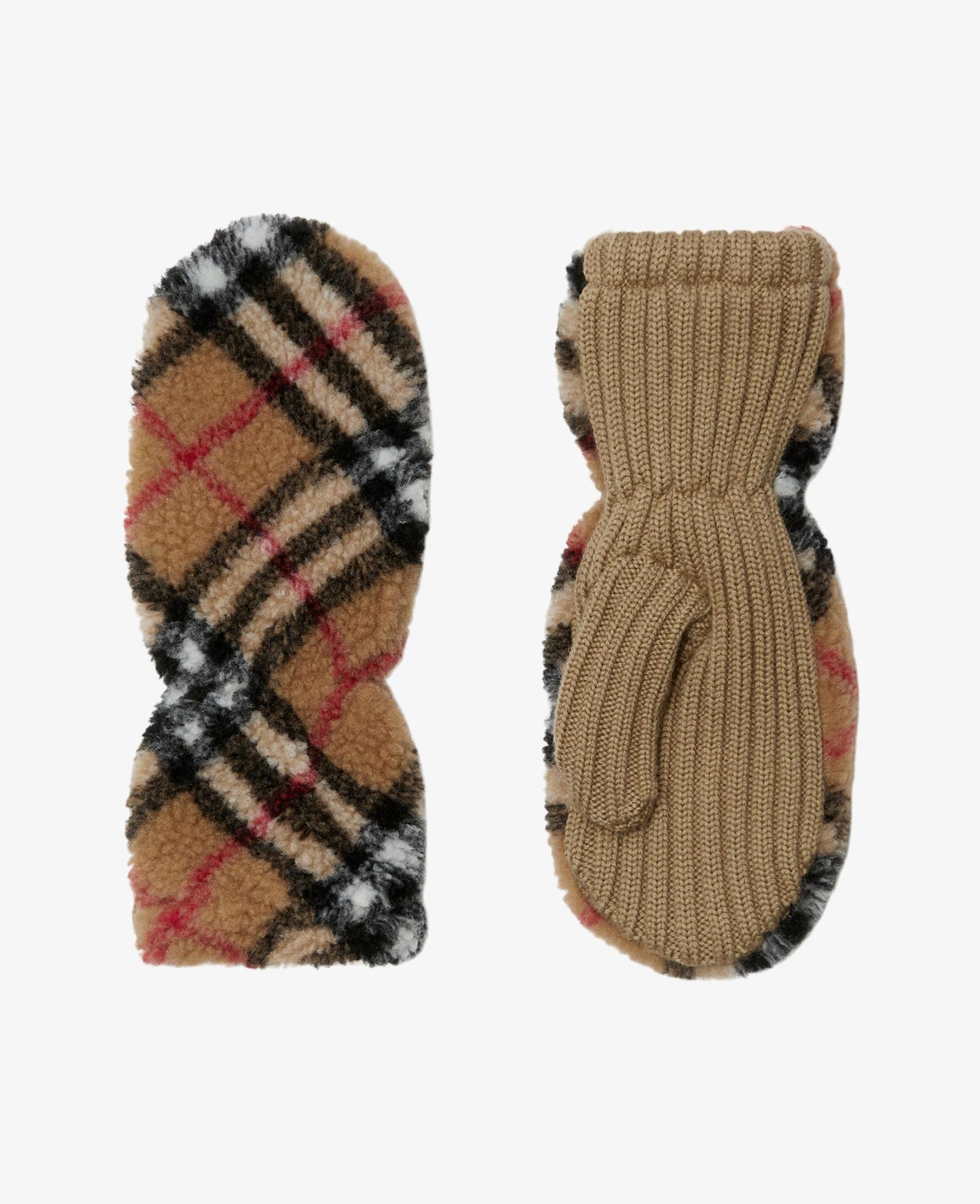Burberry Çocuk Bej Yün Eldiven