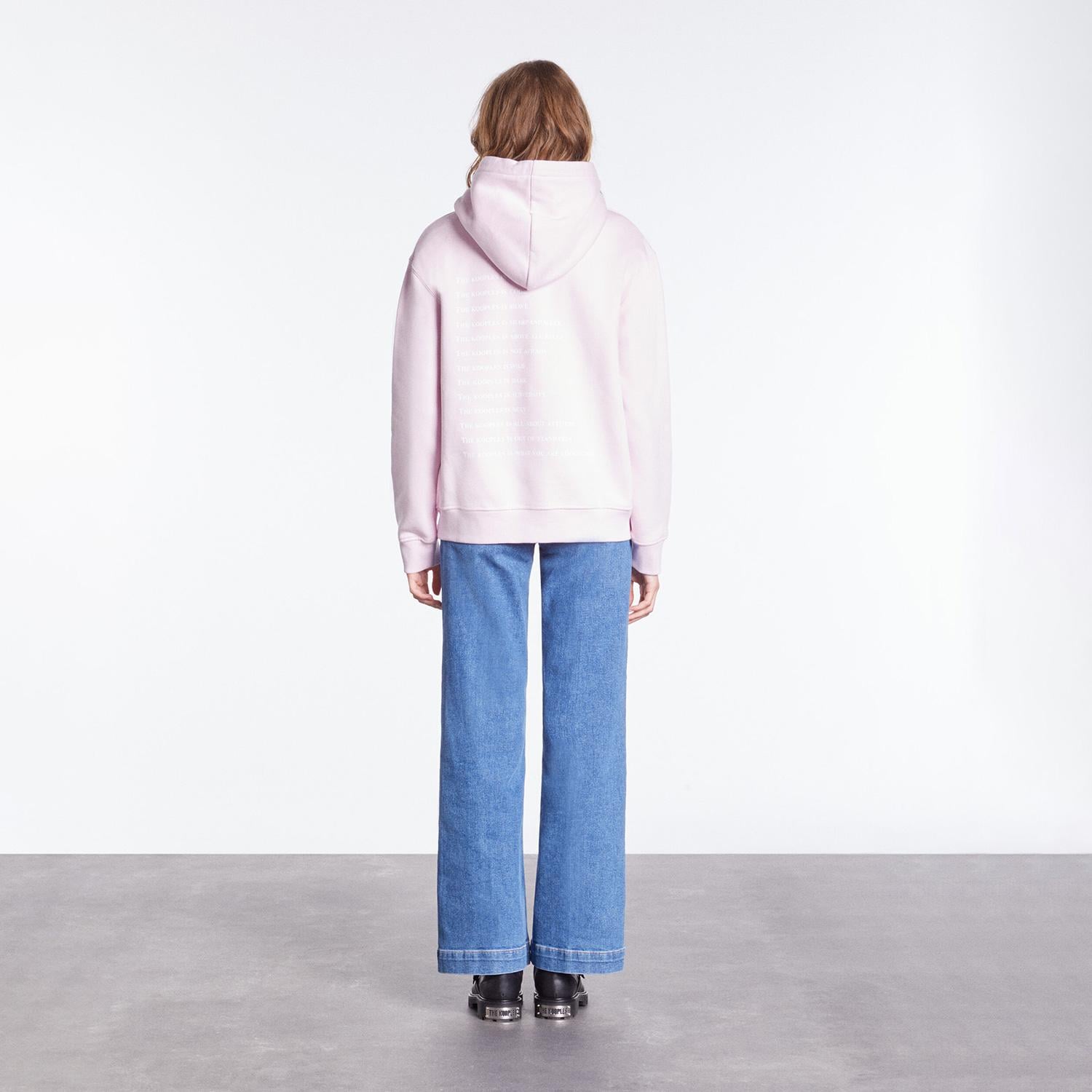 The Kooples Classic Kadın Pembe Sweatshirt