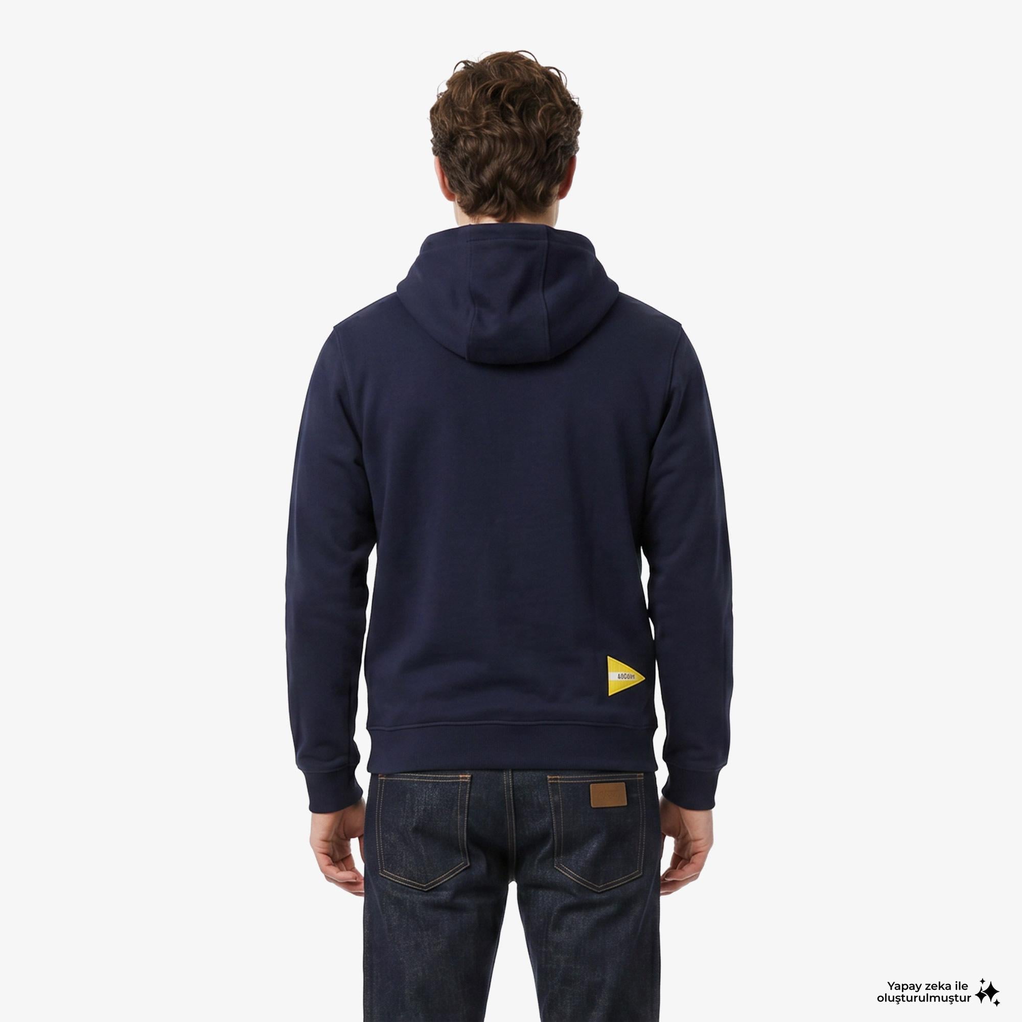 Lacoste Erkek Lacivert Sweatshirt