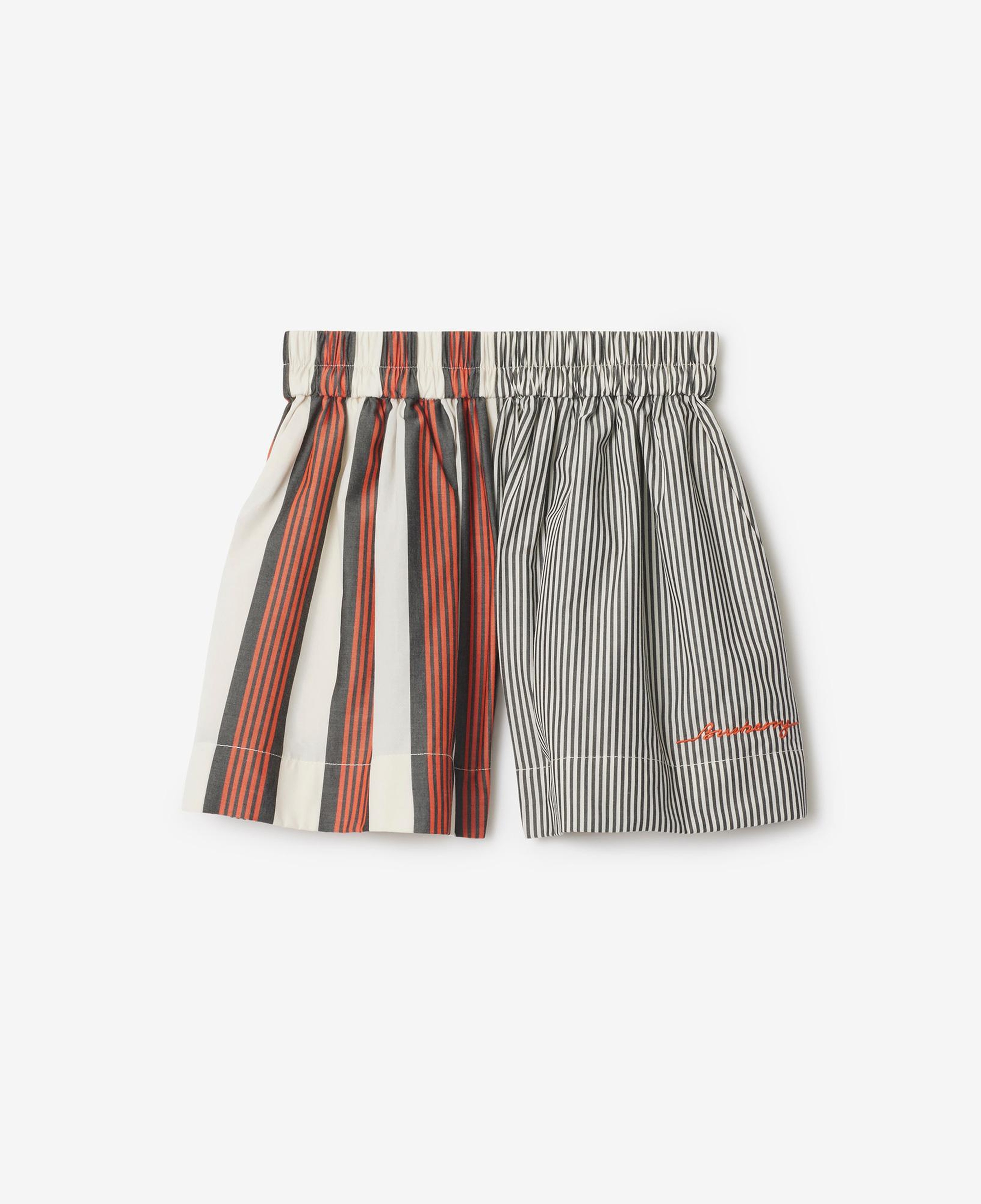 Burberry Marcy Striped Cotton Çocuk Renkli Şort