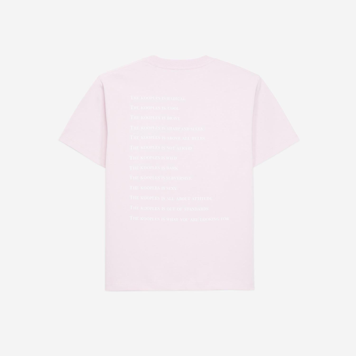 The Kooples Classic Kadın Pembe T-Shirt