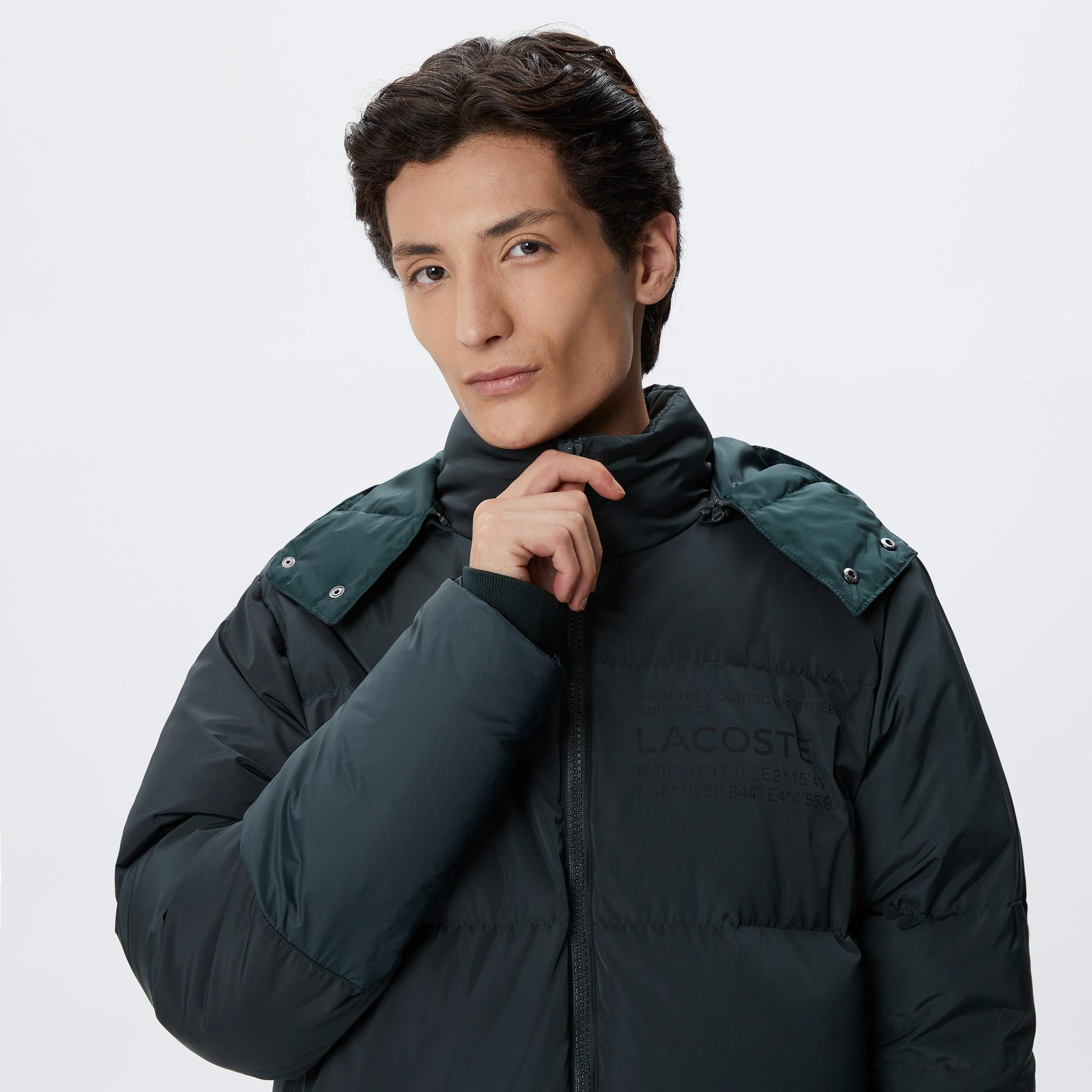 Lacoste Erkek Yeşil Mont