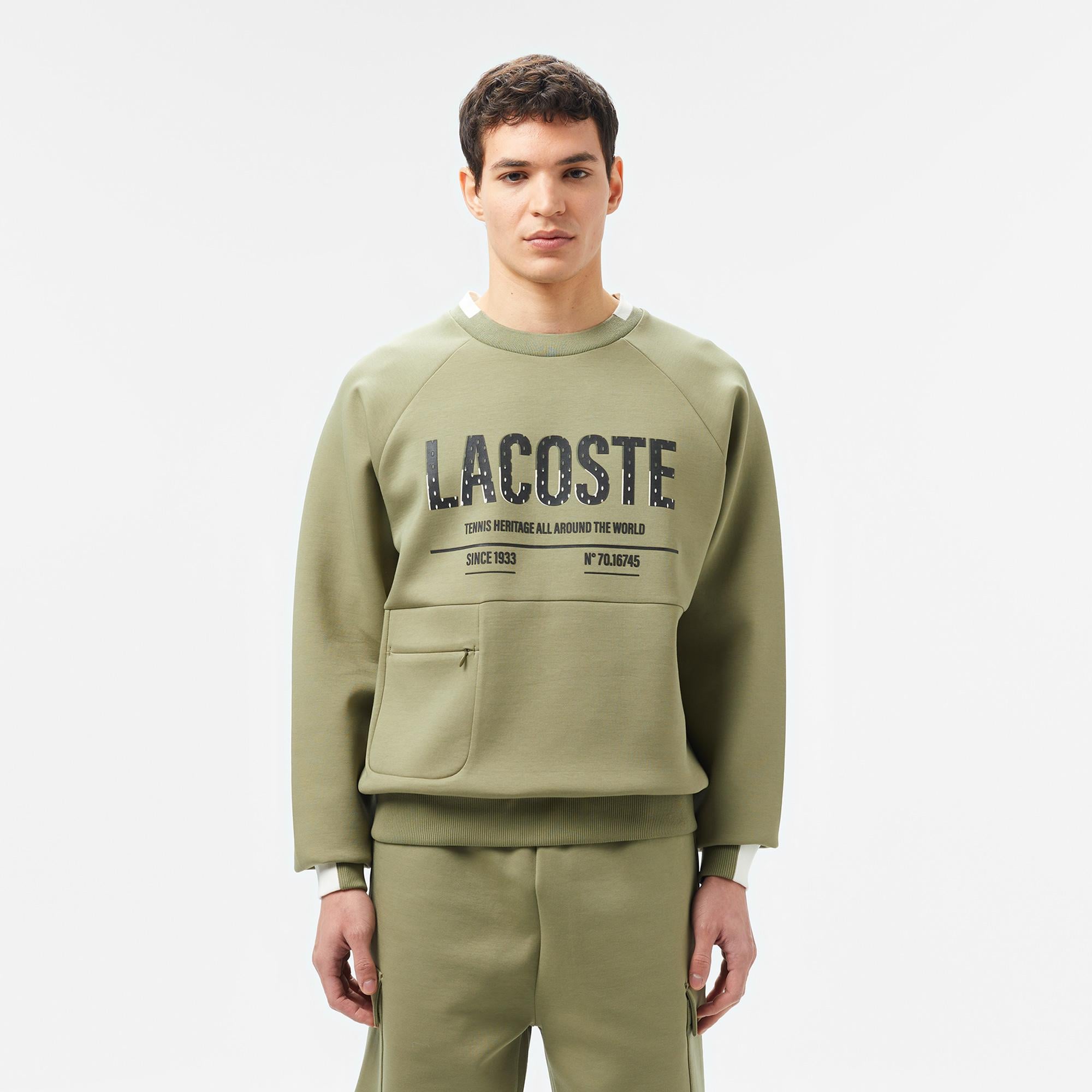 Lacoste Erkek Haki Sweatshirt